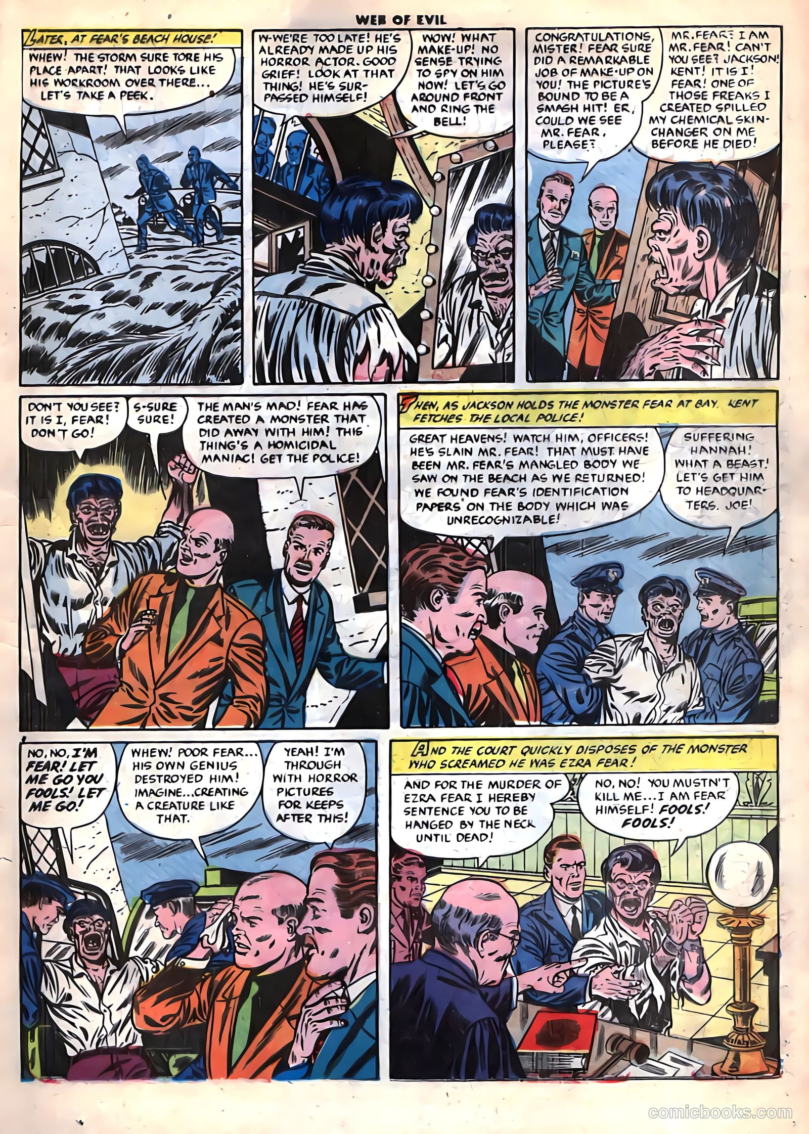 Web of Evil #20 (1954) — page 18 of 37