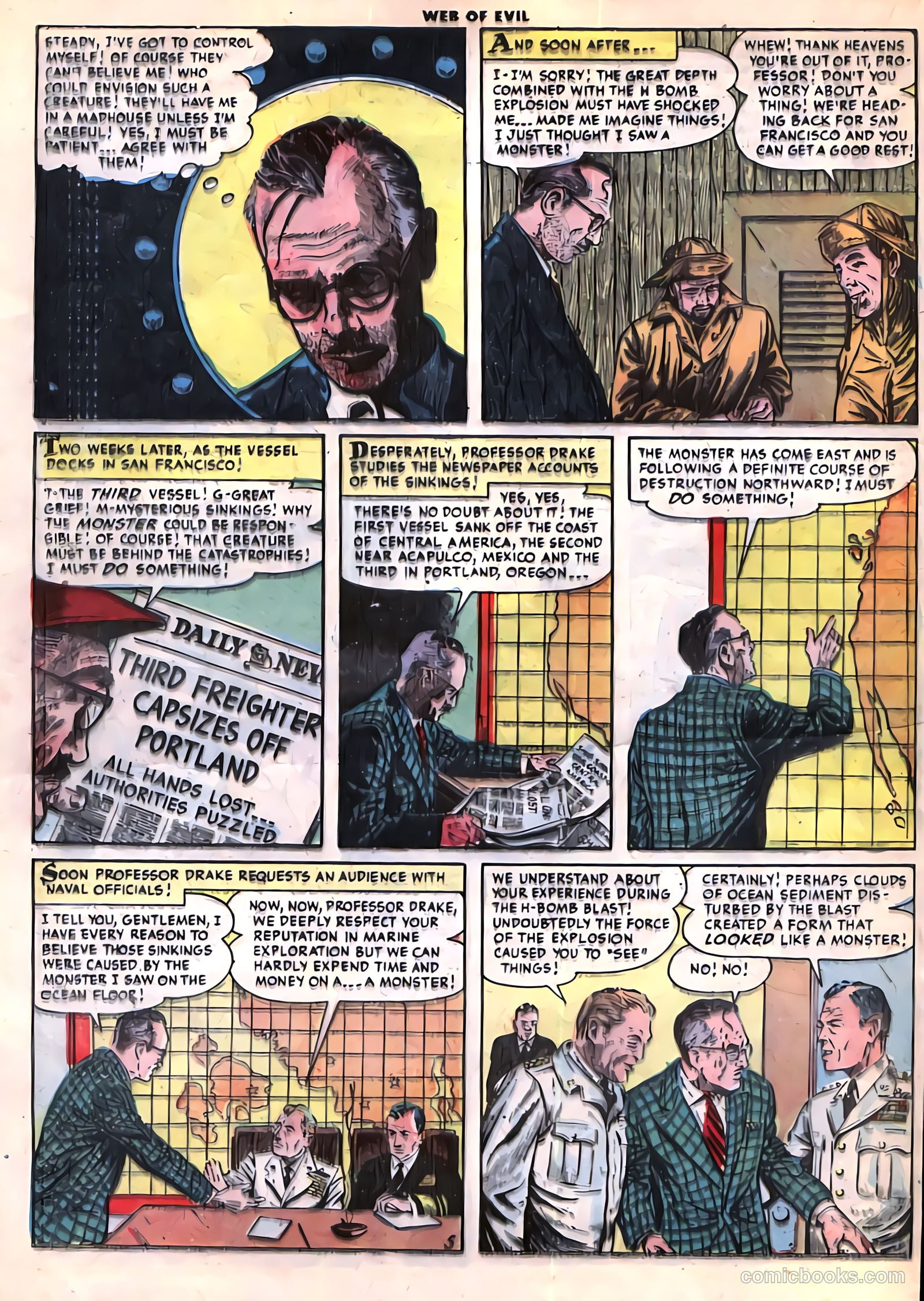 Web of Evil #20 (1954) — page 23 of 37