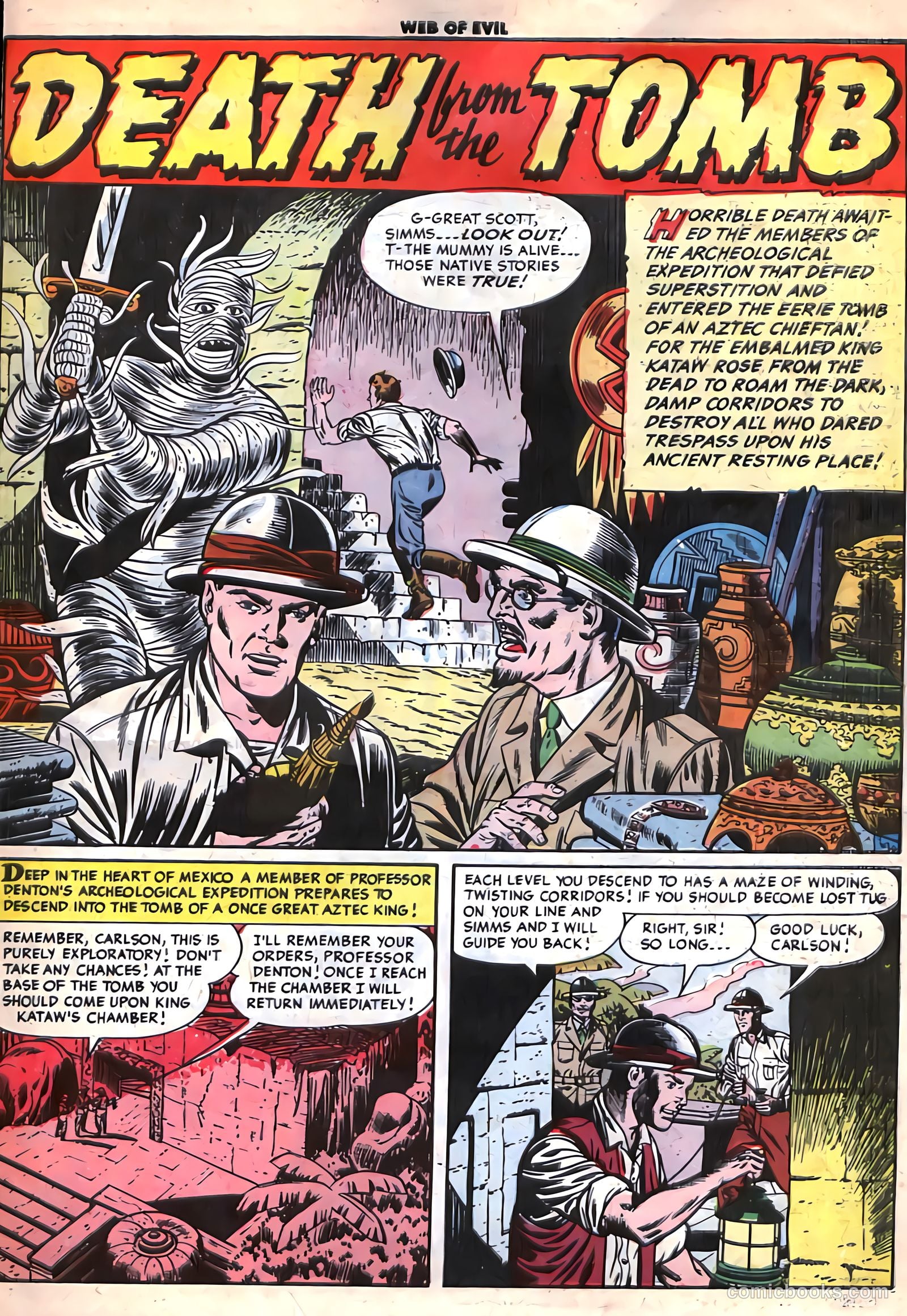 Web of Evil #20 (1954) — page 28 of 37