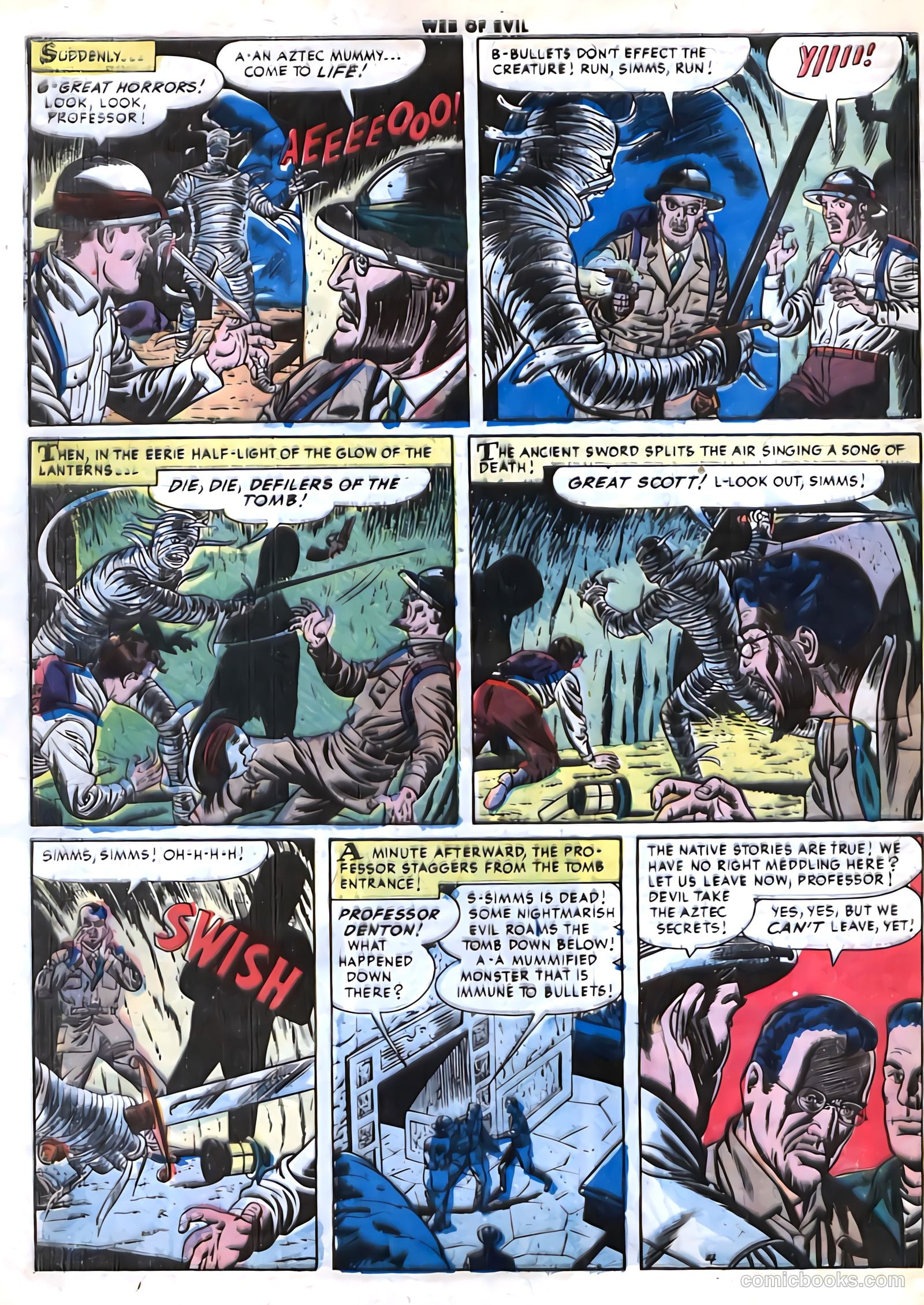 Web of Evil #20 (1954) — page 31 of 37