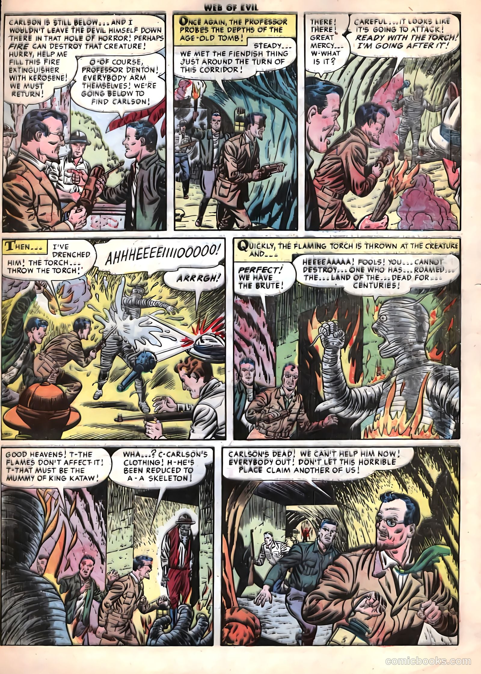 Web of Evil #20 (1954) — page 32 of 37