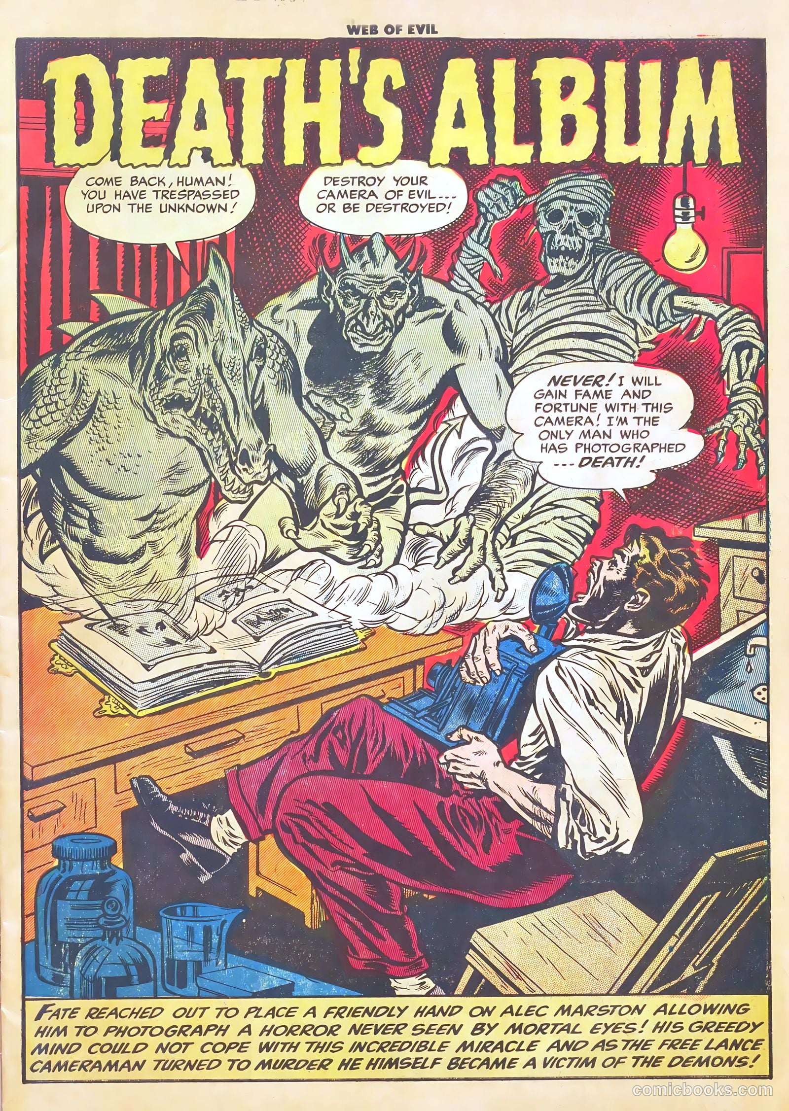 Web of Evil #21 (1954) — page 3 of 37