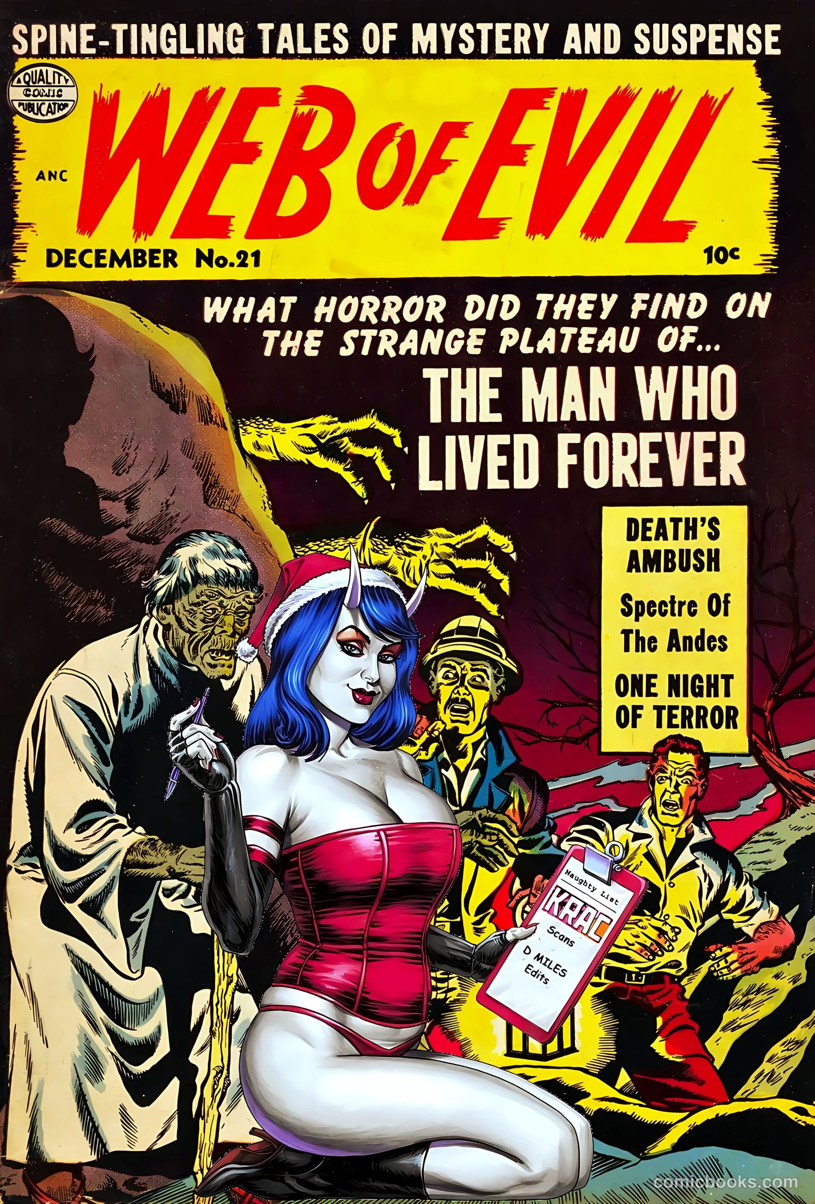 Web of Evil #21 (1954) — page 37 of 37