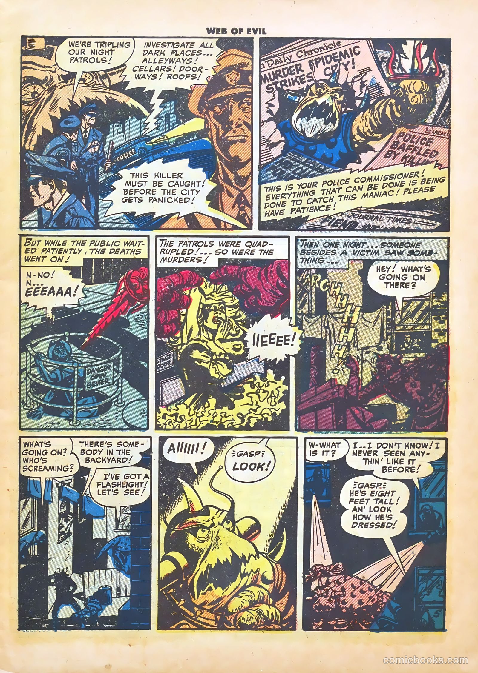 Web of Evil #3 (1953) — page 7 of 36
