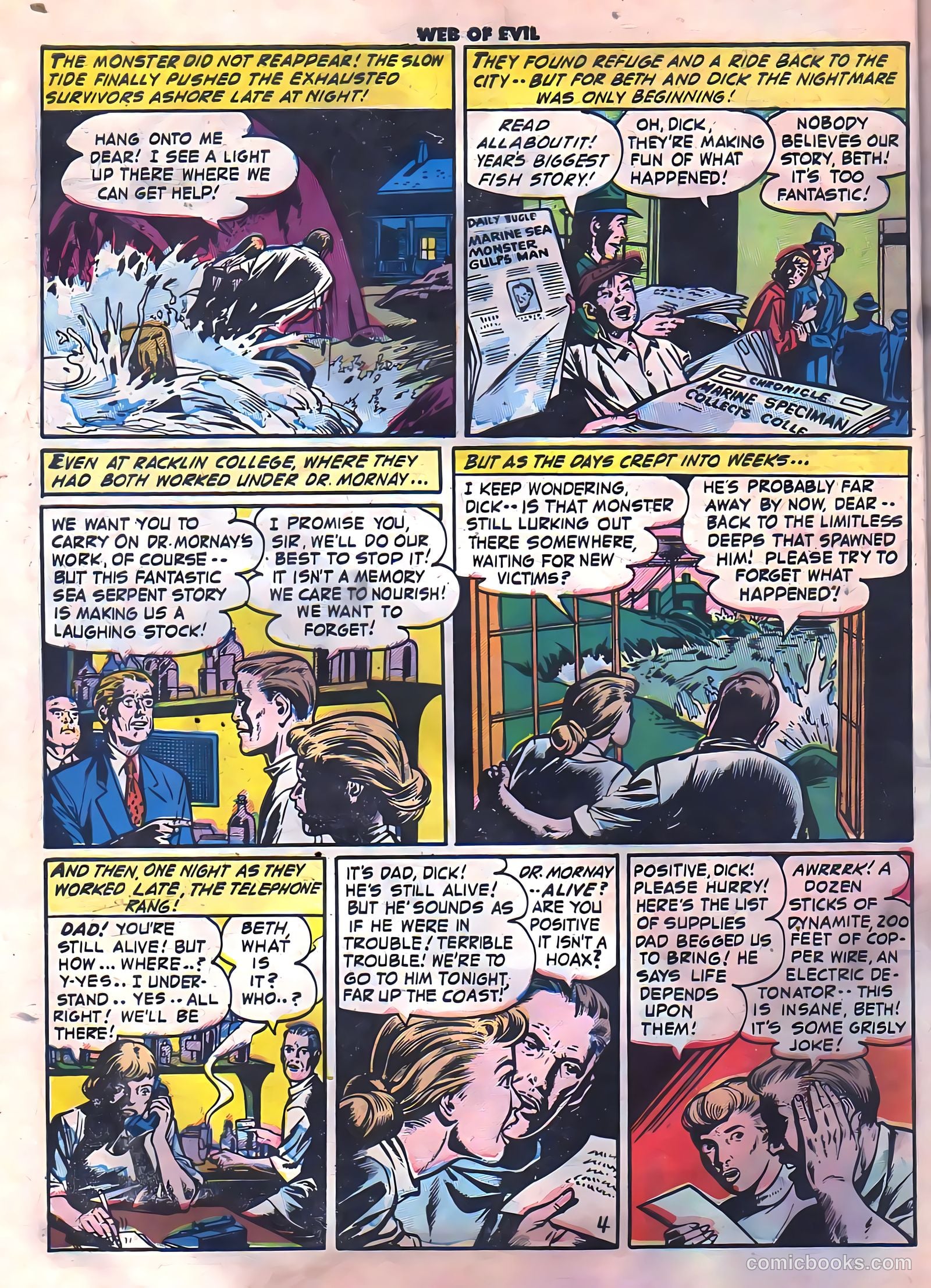 Web of Evil #4 (1953) — page 6 of 36