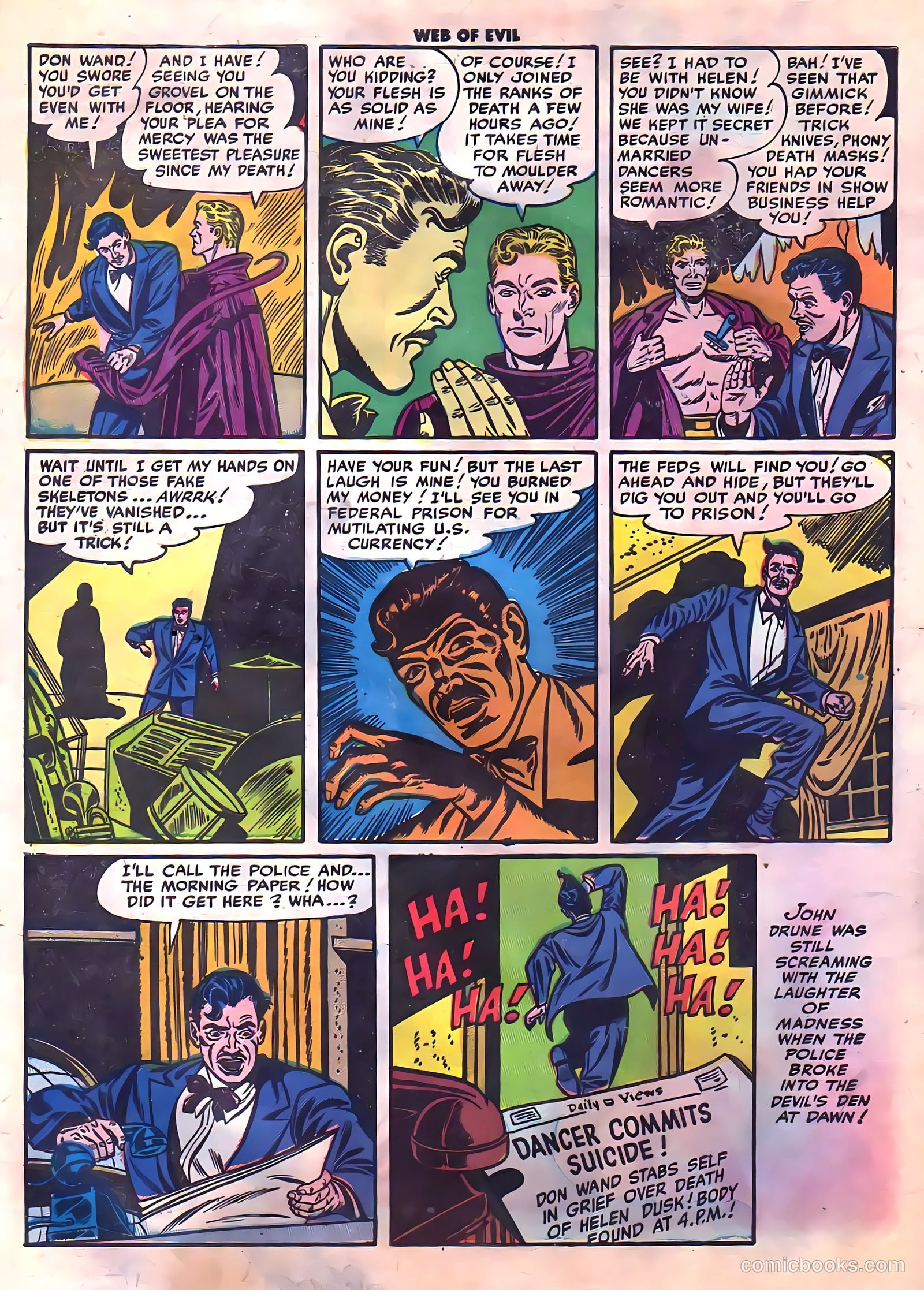 Web of Evil #4 (1953) — page 32 of 36