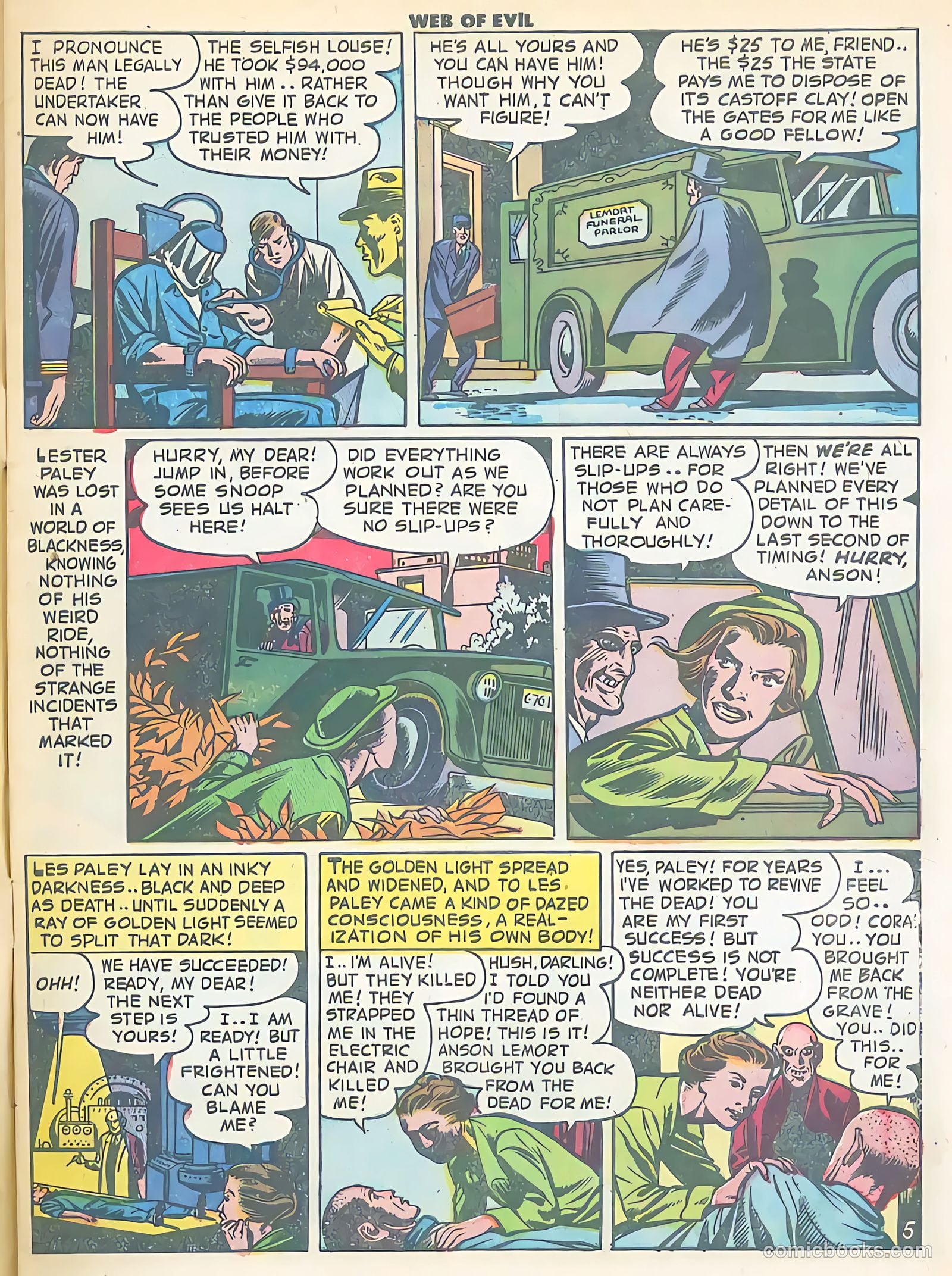 Web of Evil #5 (1953) — page 7 of 36
