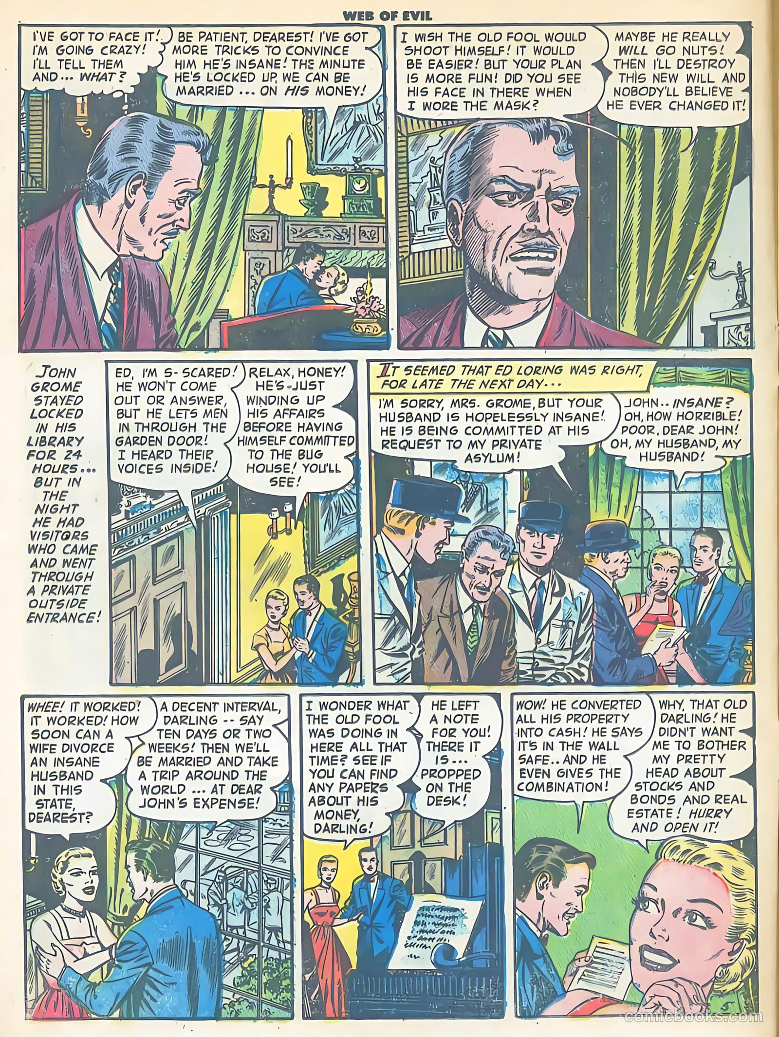 Web of Evil #5 (1953) — page 16 of 36