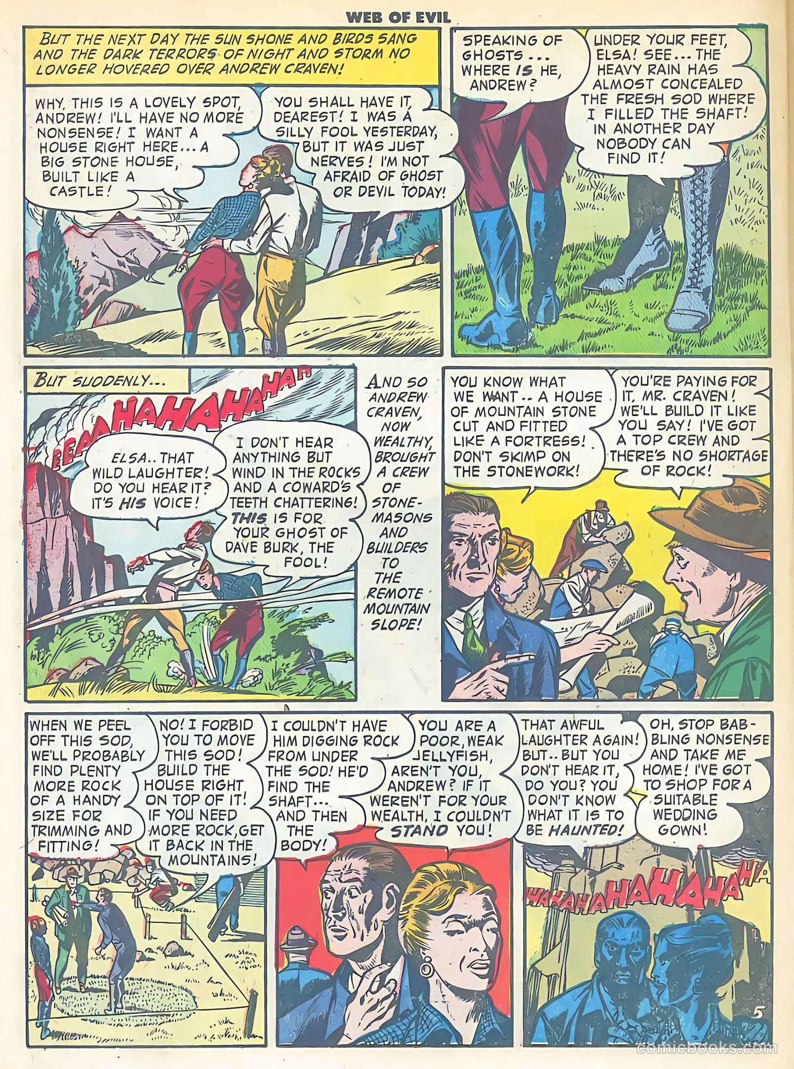 Web of Evil #5 (1953) — page 22 of 36