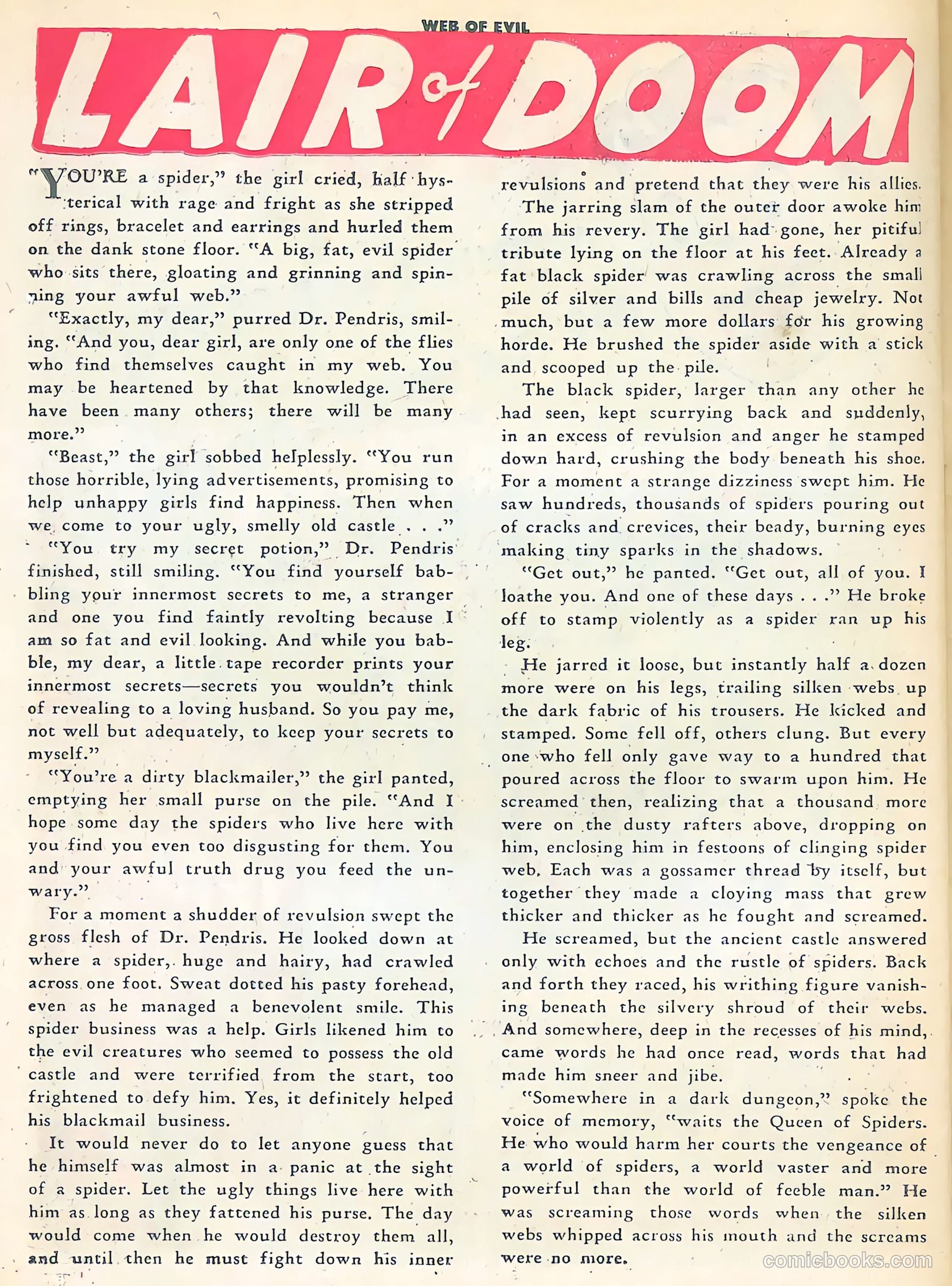Web of Evil #5 (1953) — page 26 of 36