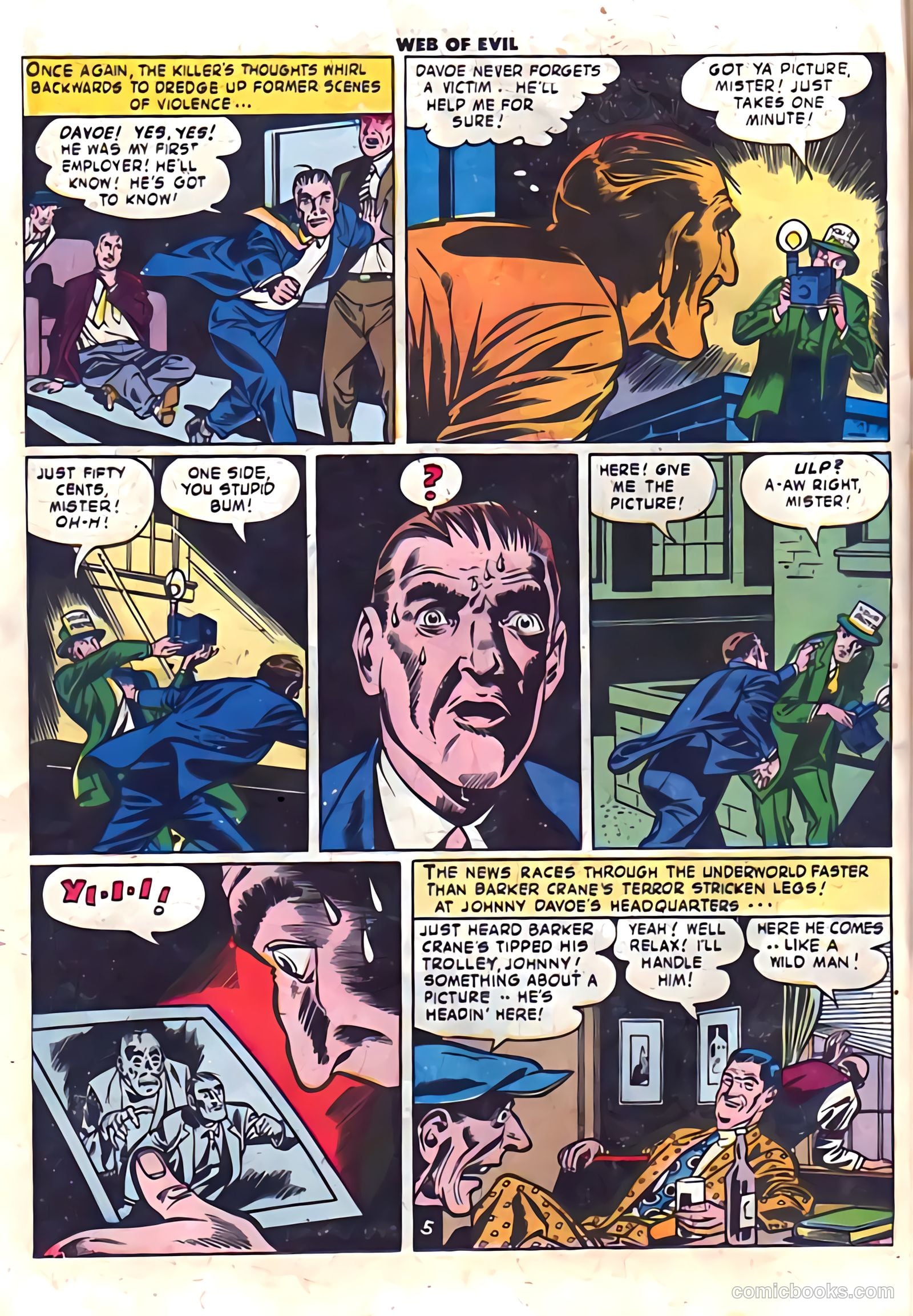 Web of Evil #6 (1953) — page 22 of 36