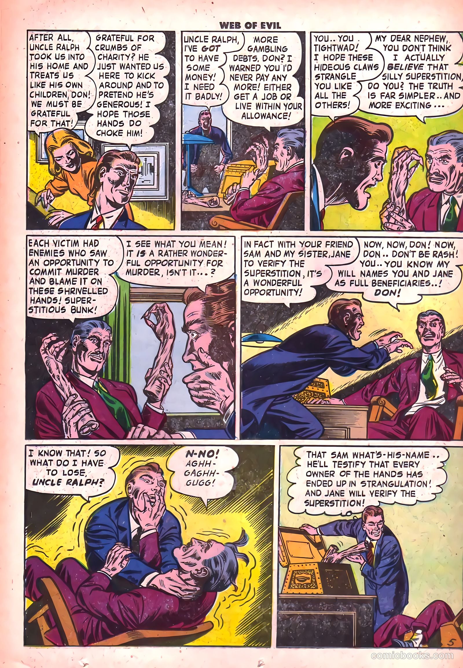 Web of Evil #7 (1953) — page 22 of 36