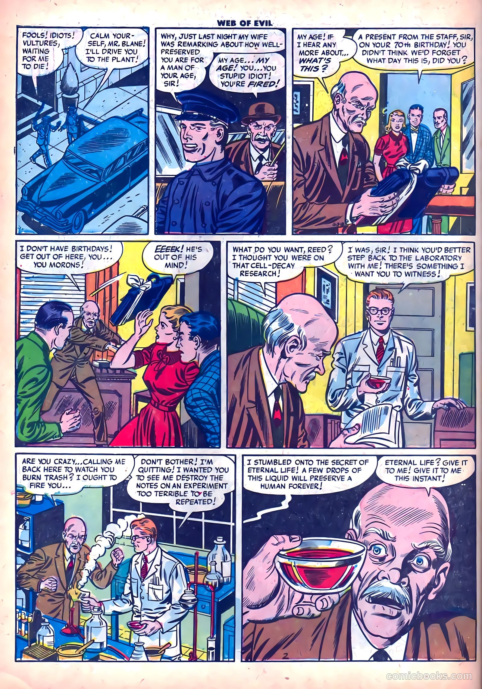 Web of Evil #7 (1953) — page 28 of 36