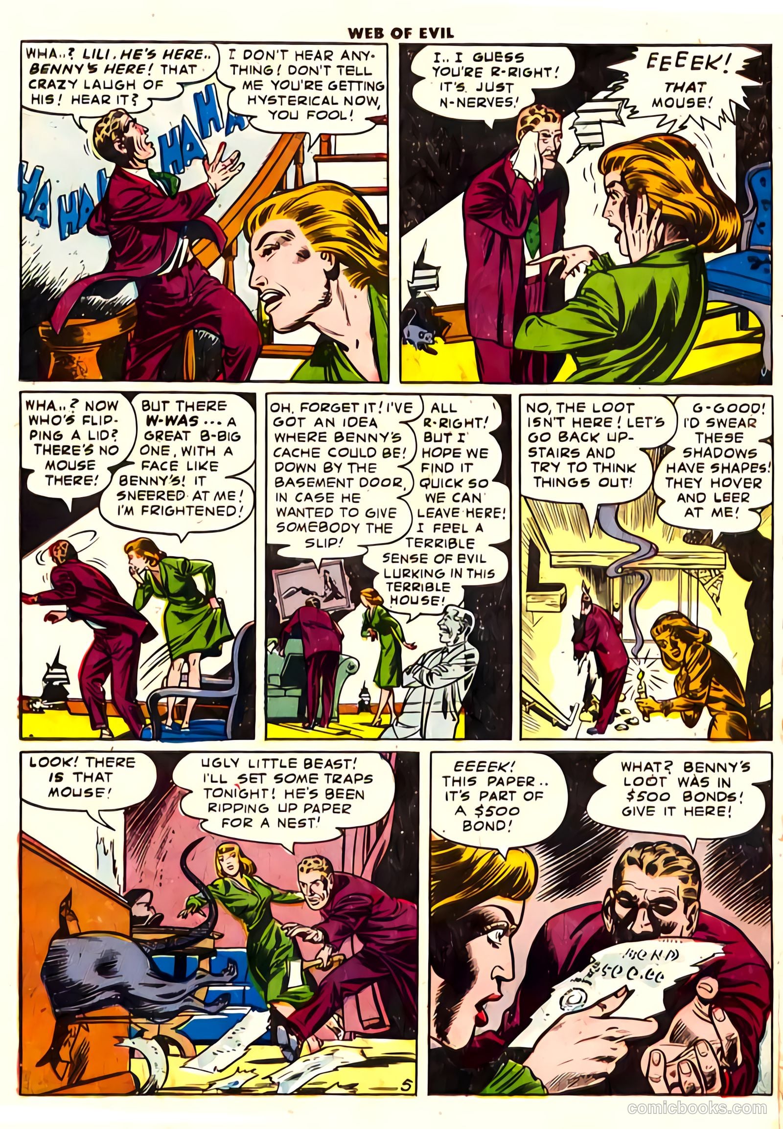 Web of Evil #9 (1953) — page 22 of 36