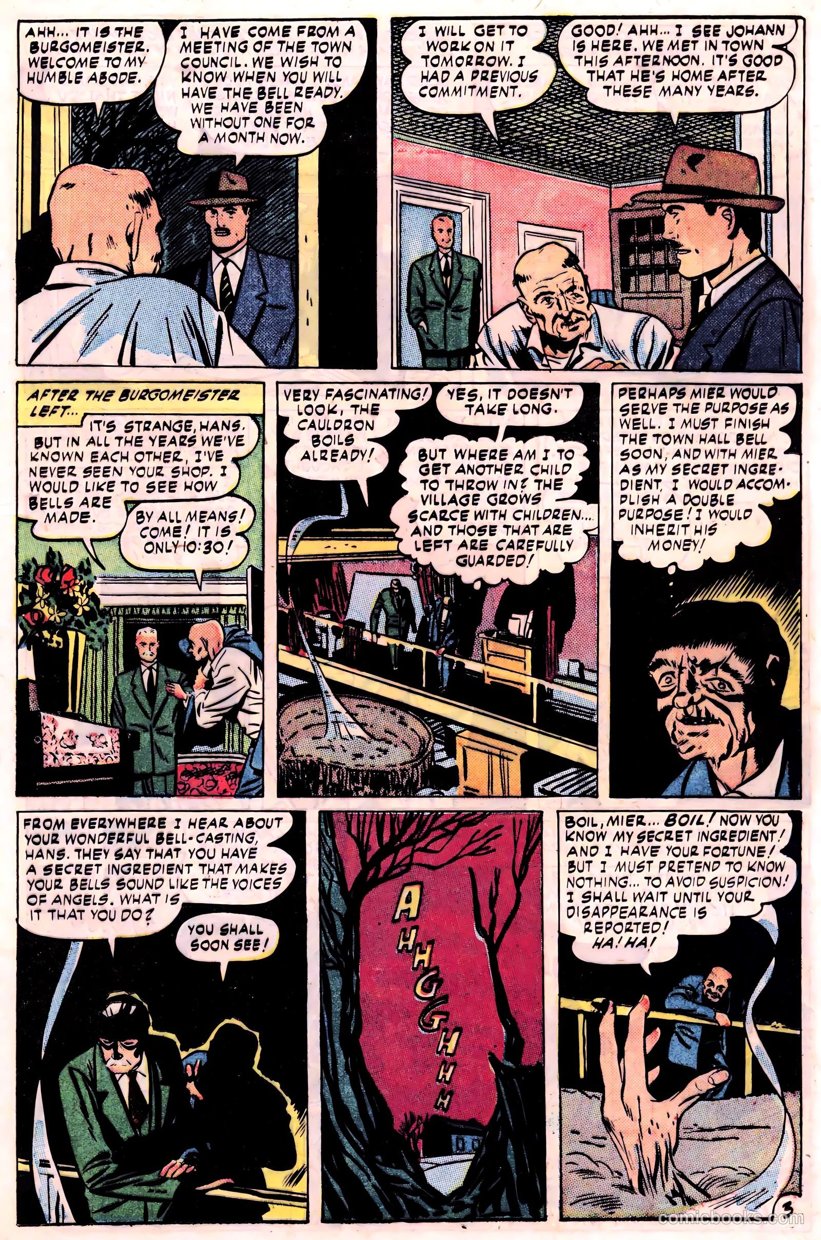 Web of Mystery #1 (1951) — page 21 of 36