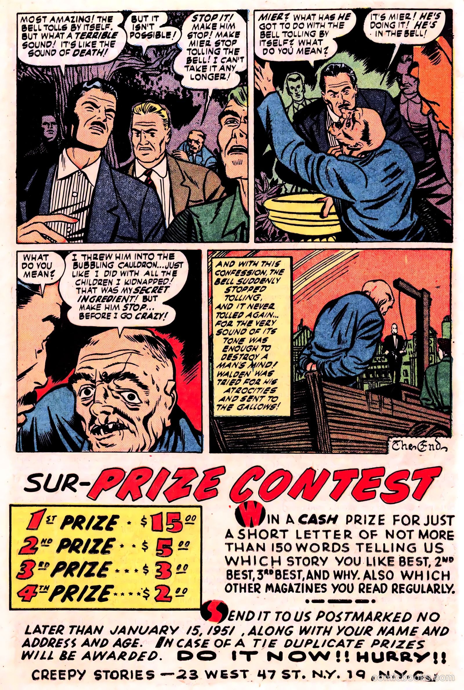 Web of Mystery #1 (1951) — page 25 of 36