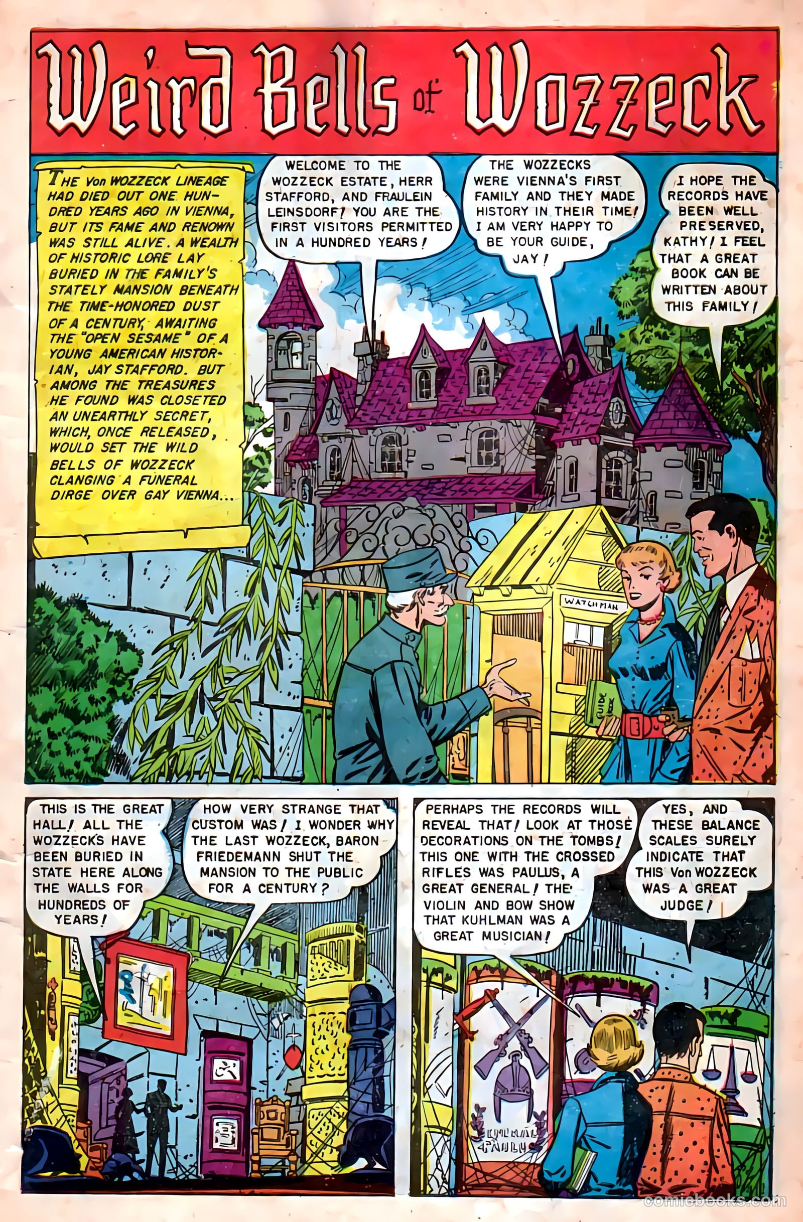 Web of Mystery #10 (1952) — page 3 of 36