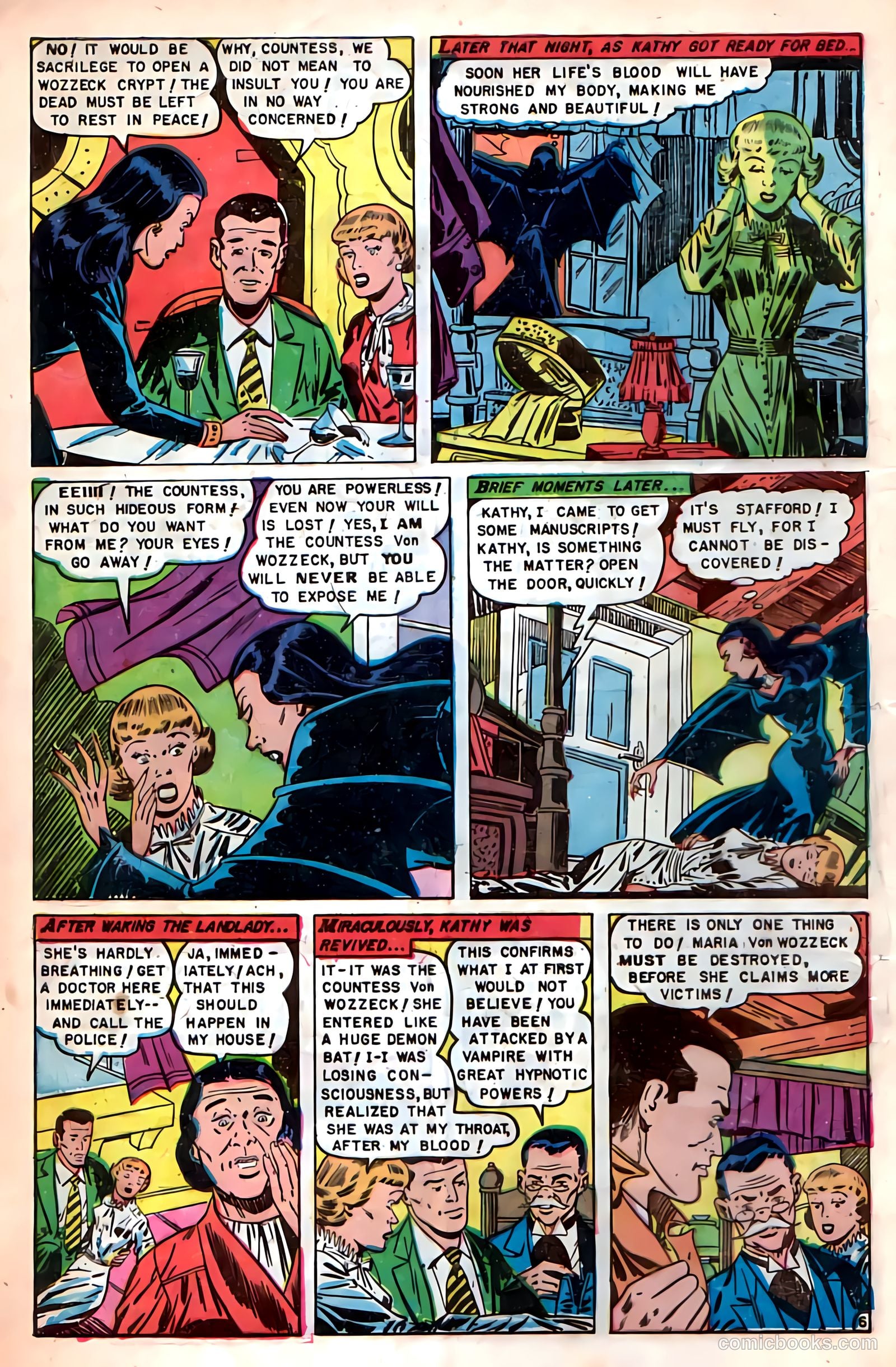 Web of Mystery #10 (1952) — page 8 of 36