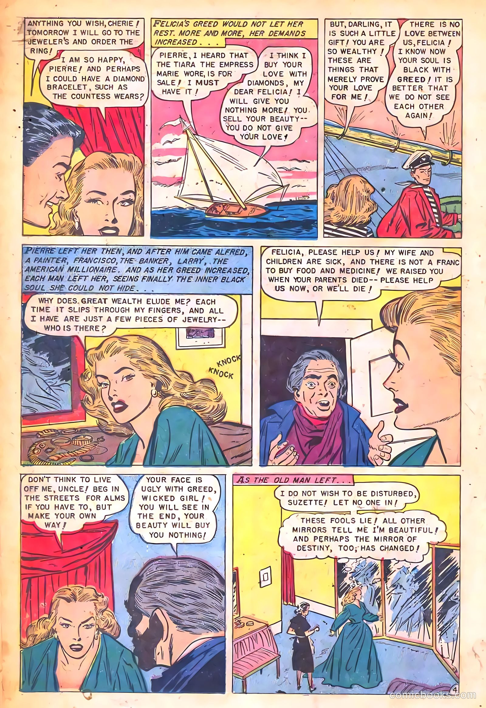 Web of Mystery #10 (1952) — page 22 of 36