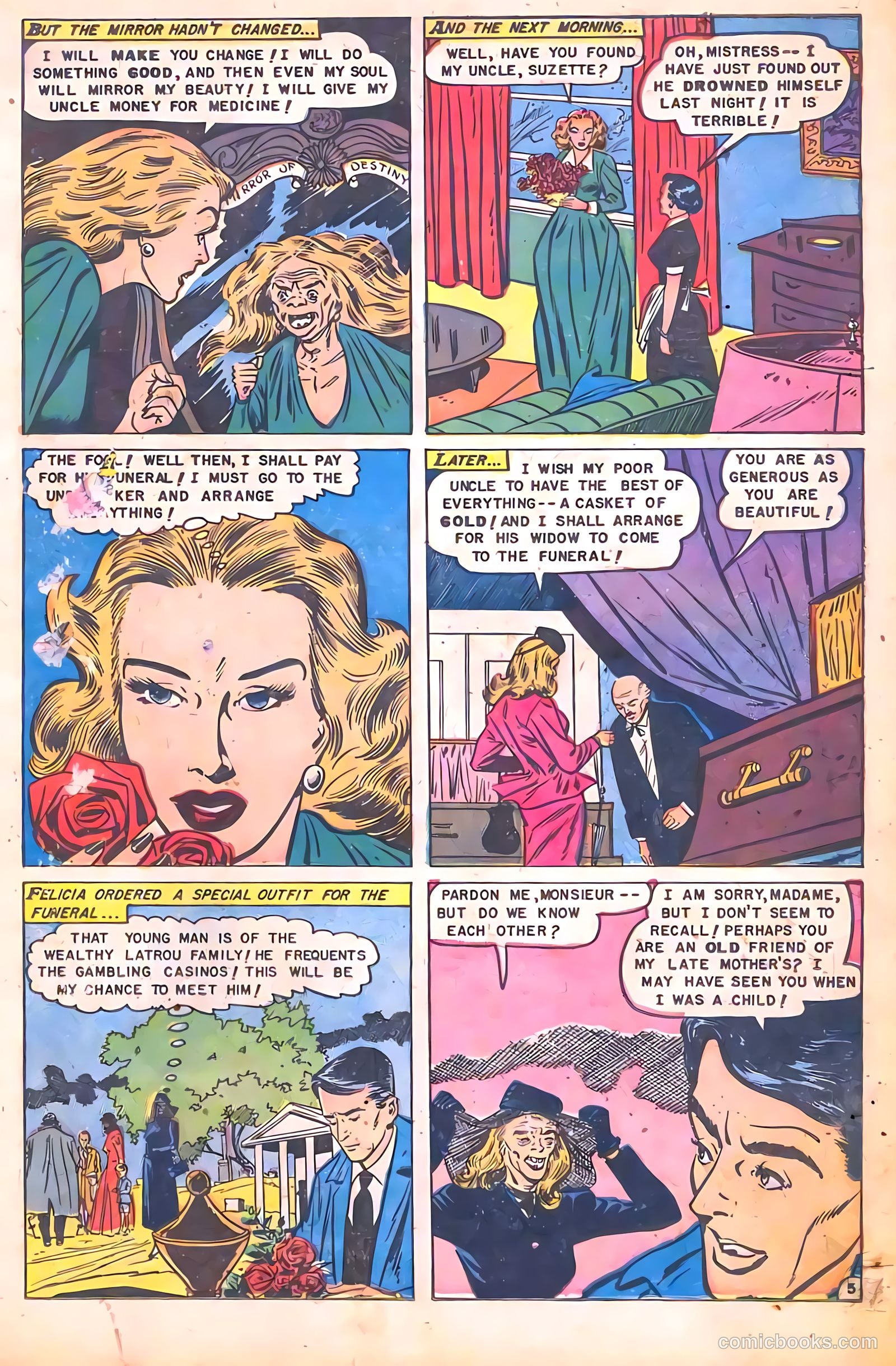 Web of Mystery #10 (1952) — page 23 of 36