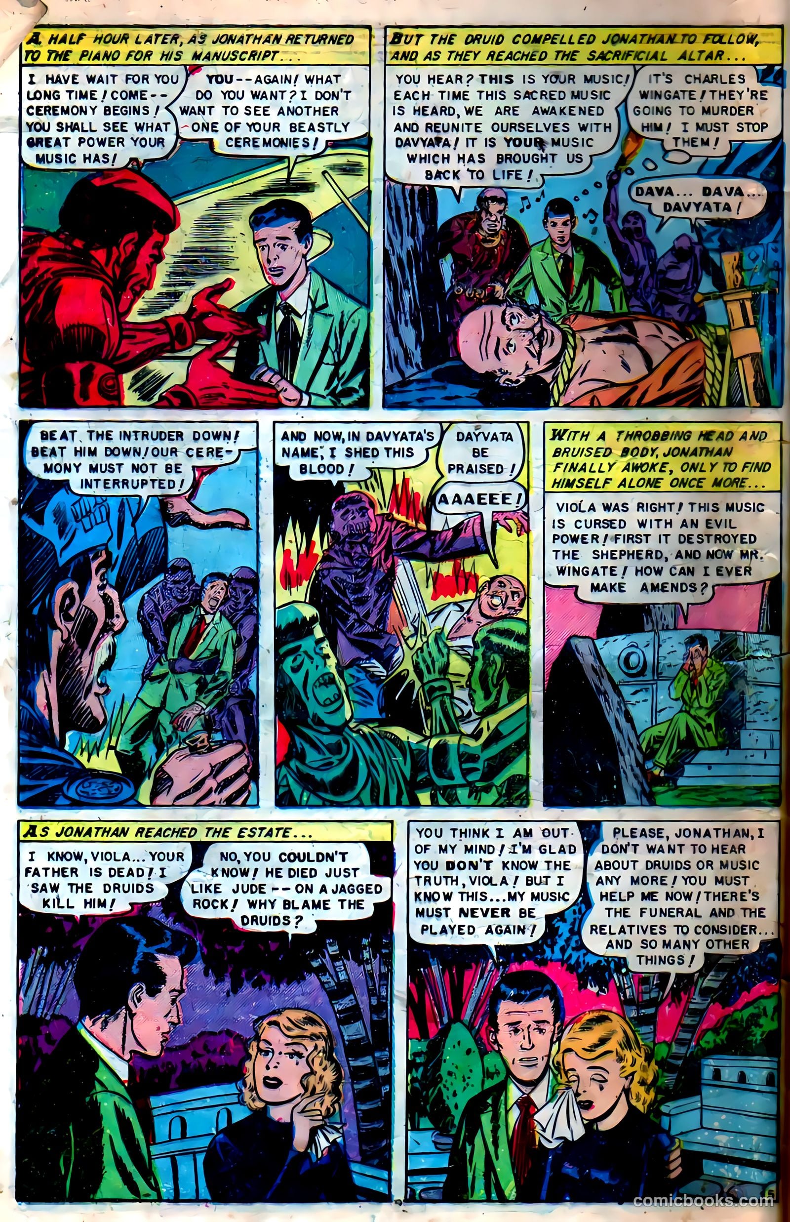 Web of Mystery #11 (1952) — page 32 of 36