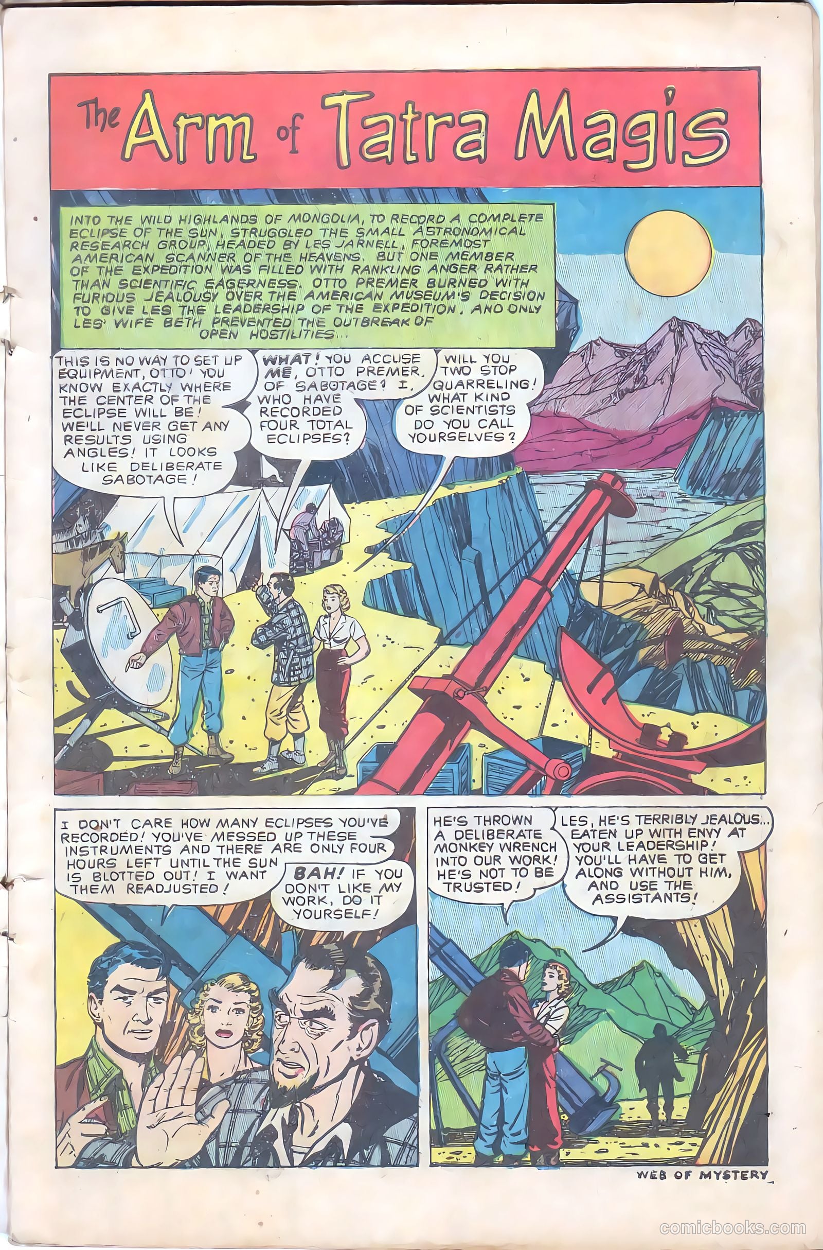Web of Mystery #12 (1952) — page 4 of 37