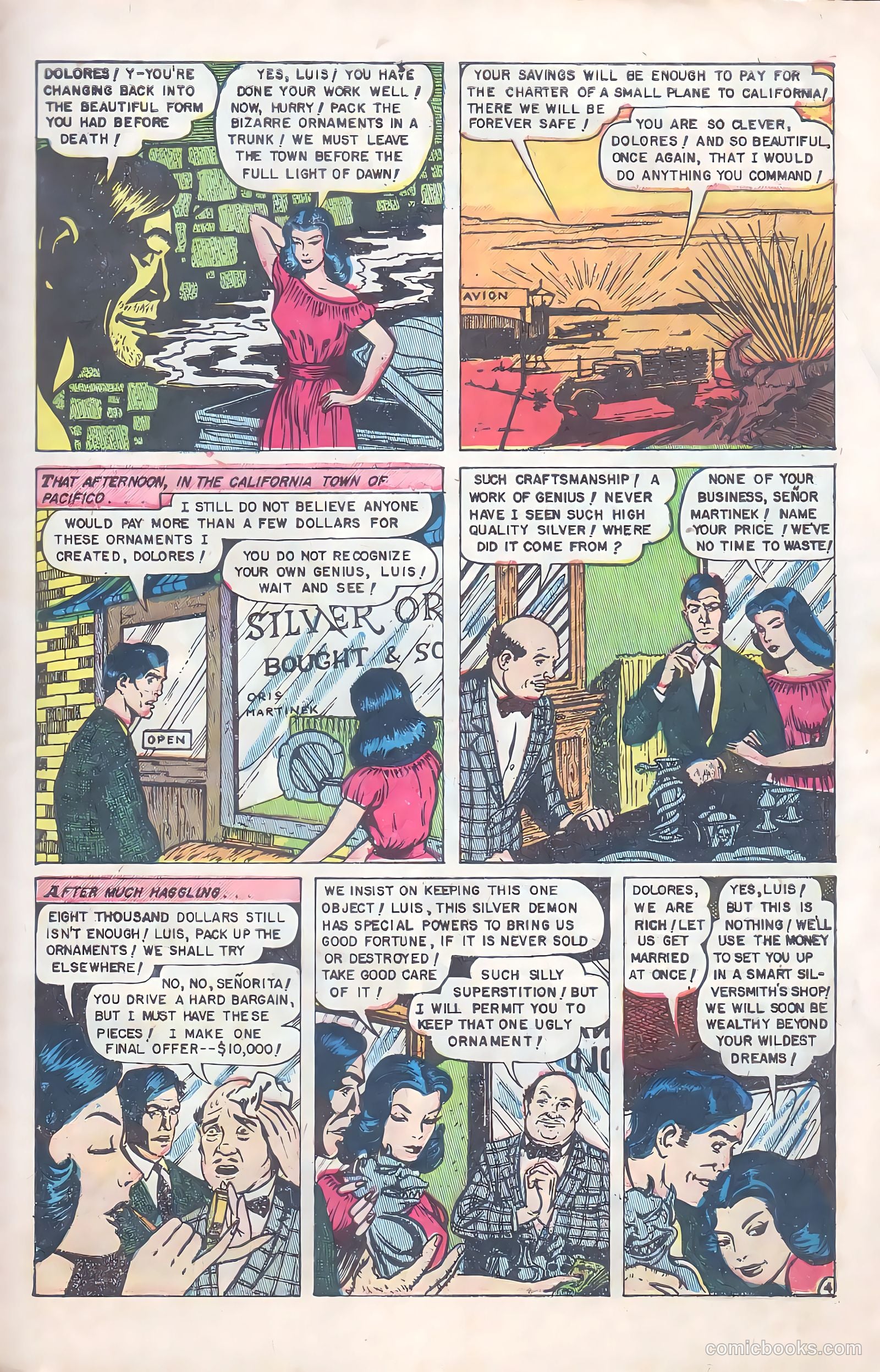 Web of Mystery #12 (1952) — page 32 of 37