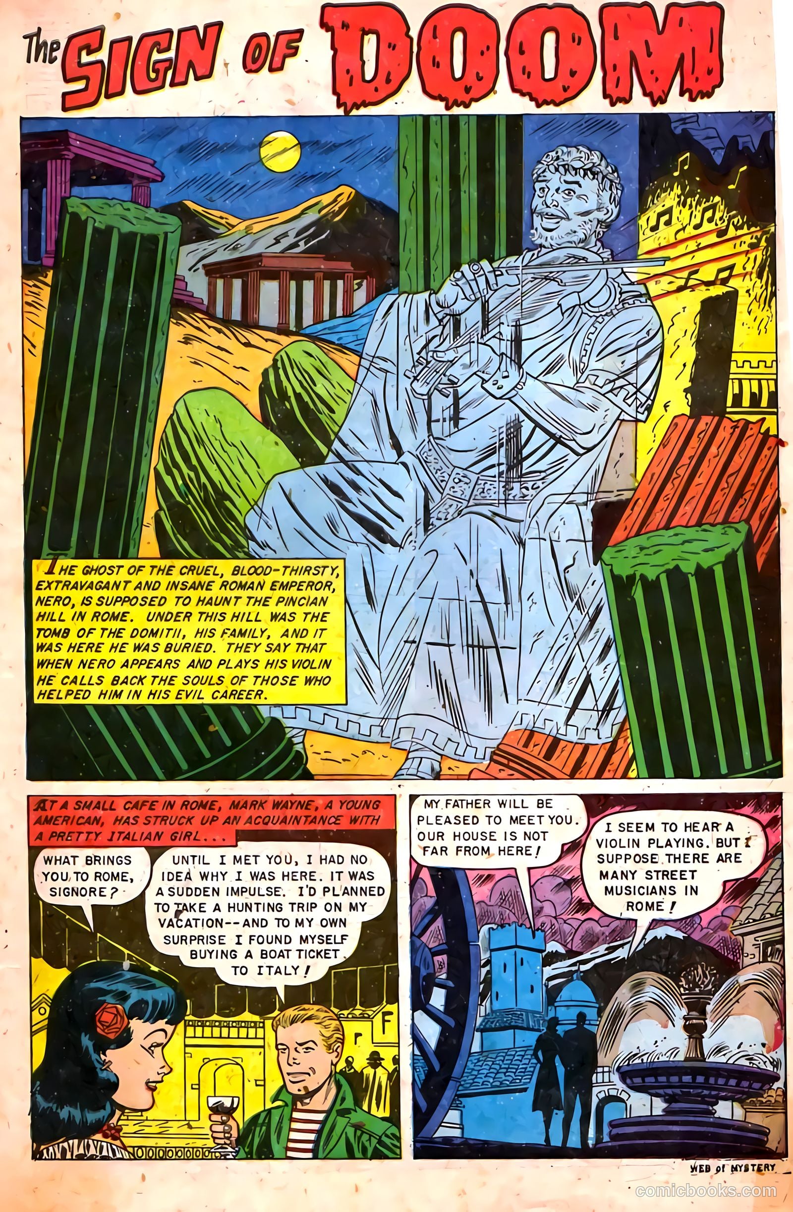 Web of Mystery #14 (1952) — page 3 of 36