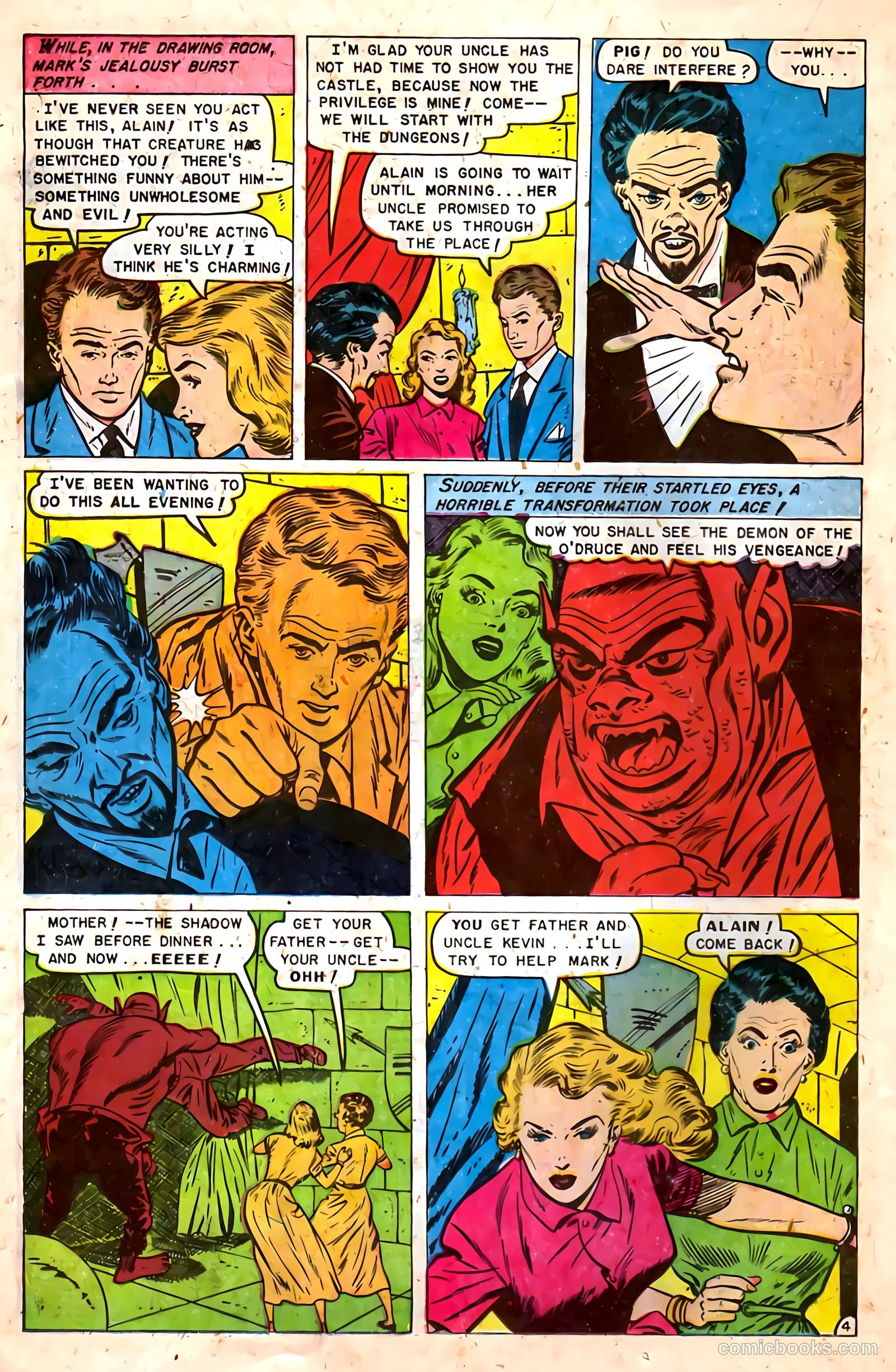 Web of Mystery #14 (1952) — page 14 of 36