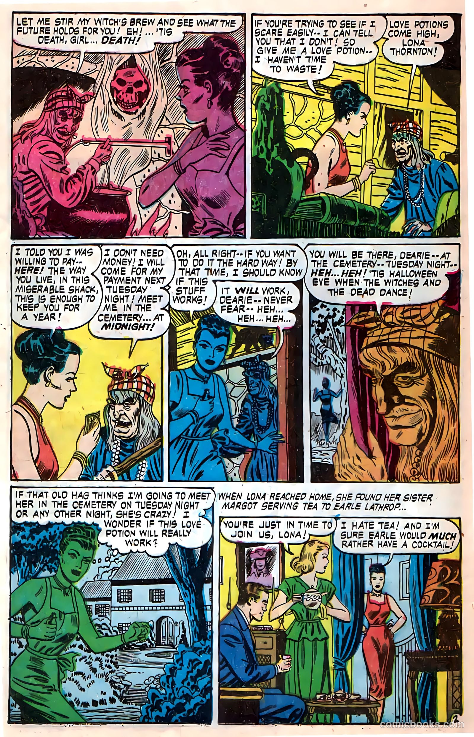 Web of Mystery #14 (1952) — page 20 of 36