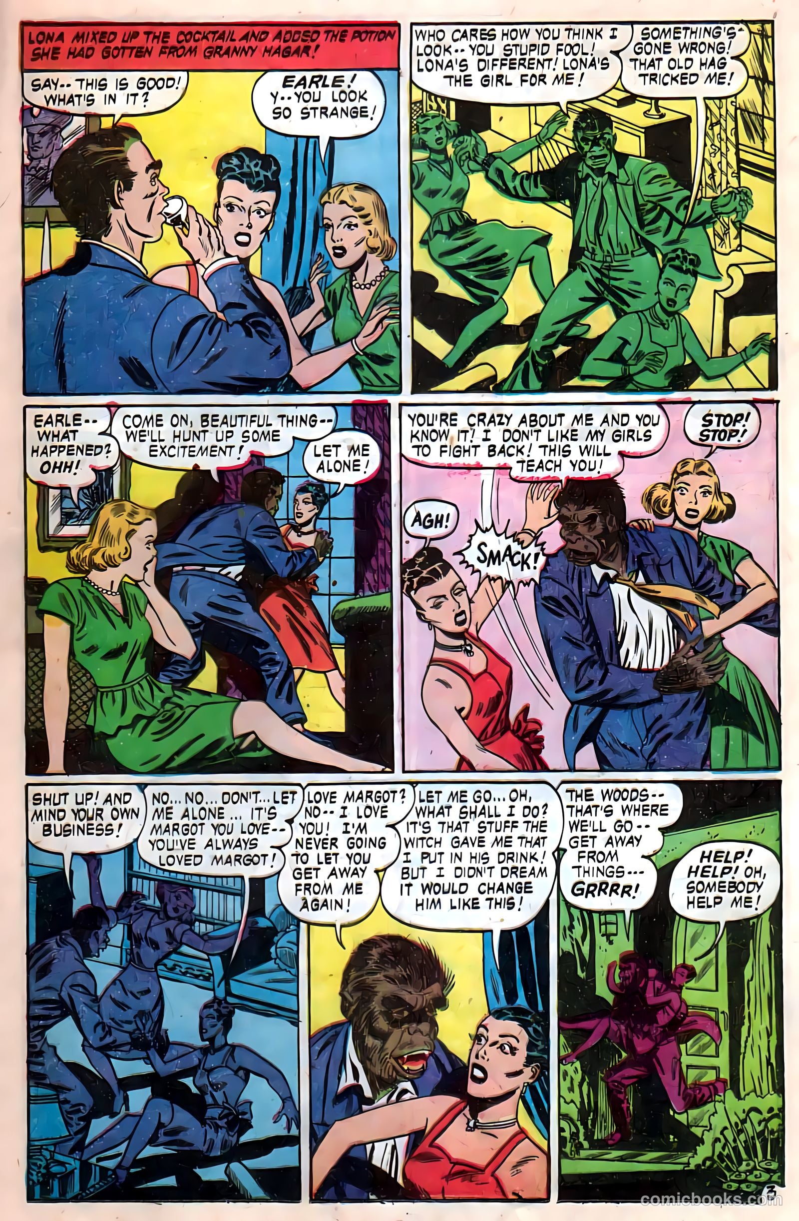 Web of Mystery #14 (1952) — page 21 of 36