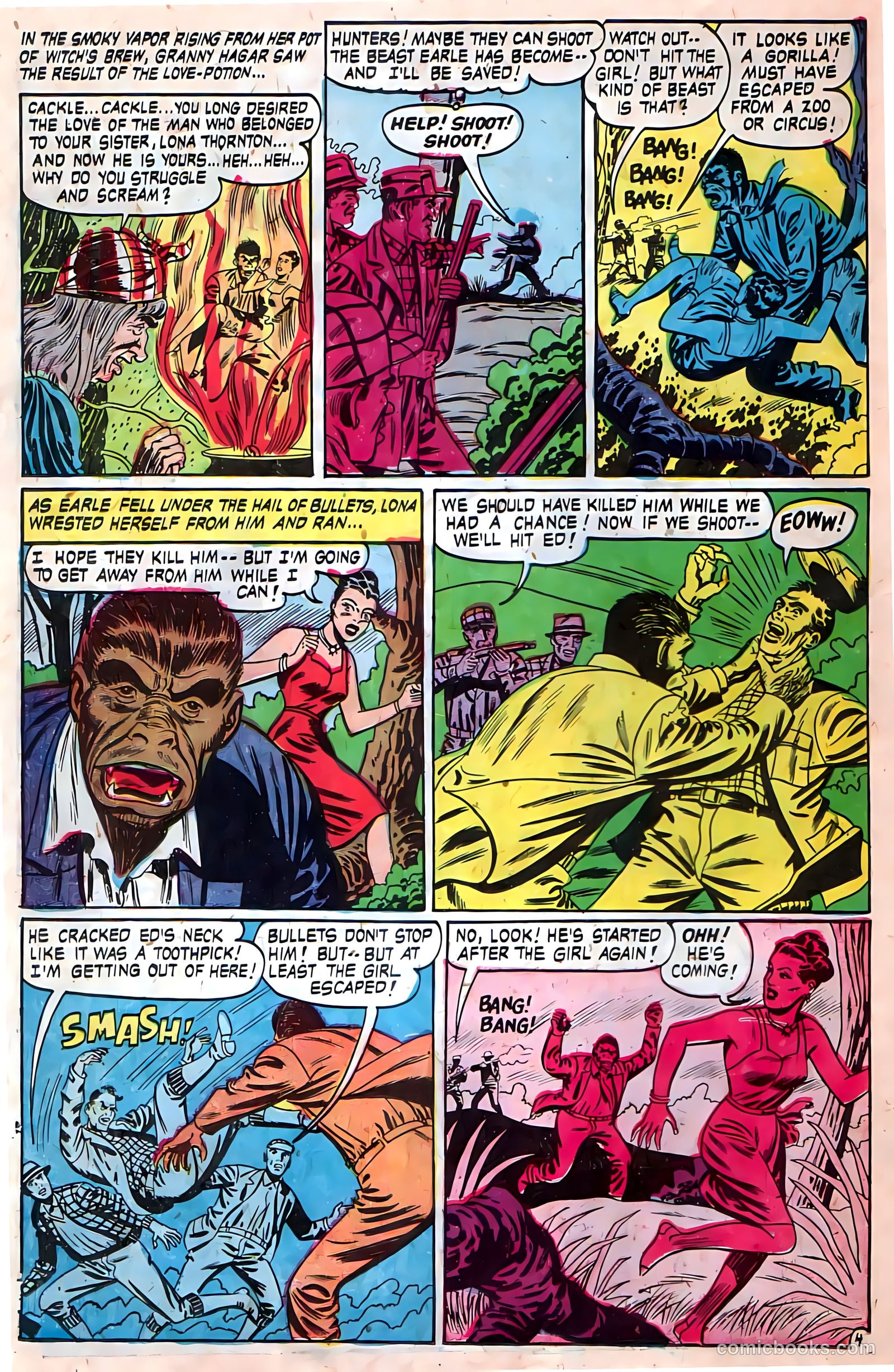 Web of Mystery #14 (1952) — page 22 of 36