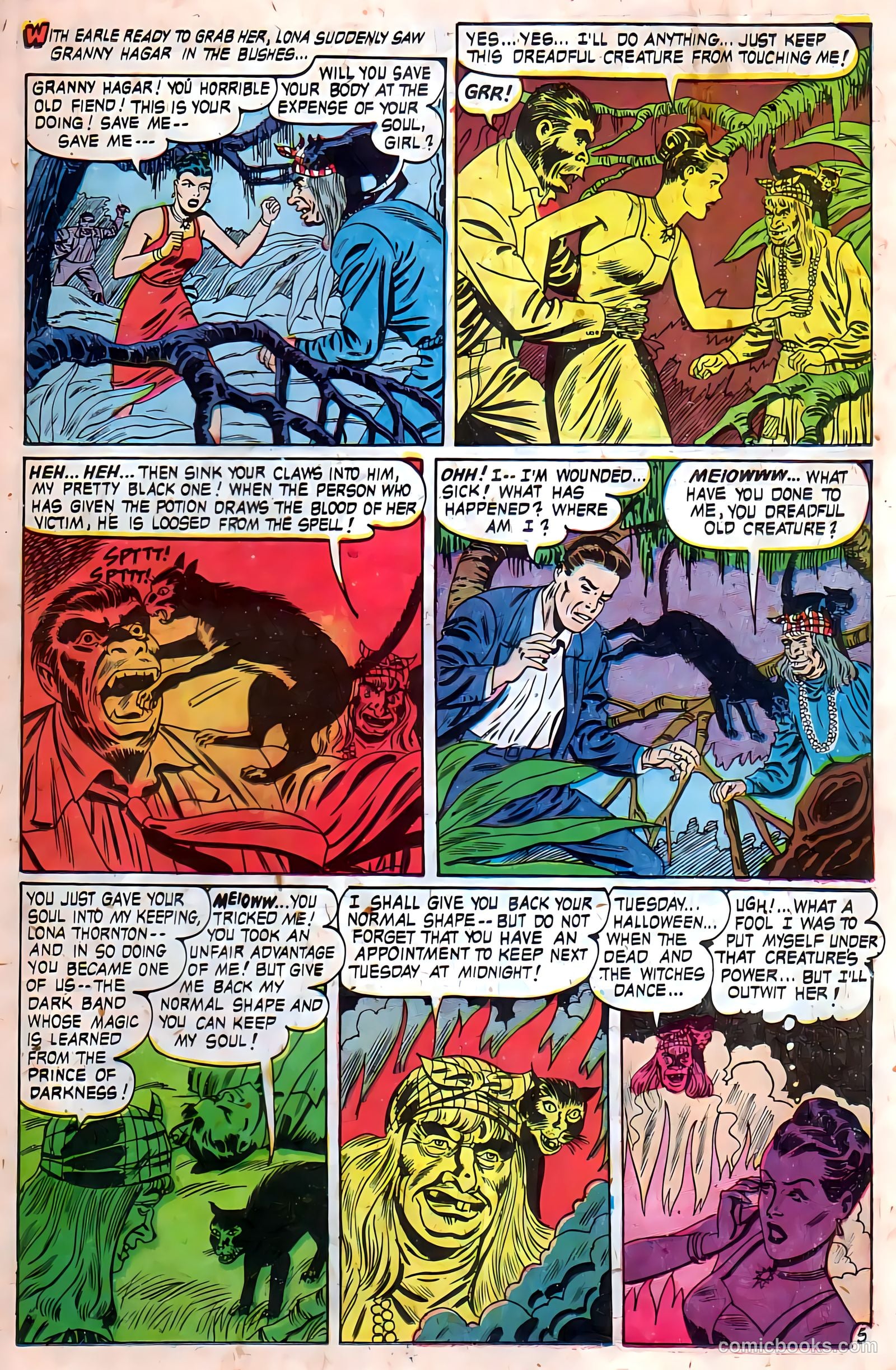Web of Mystery #14 (1952) — page 23 of 36