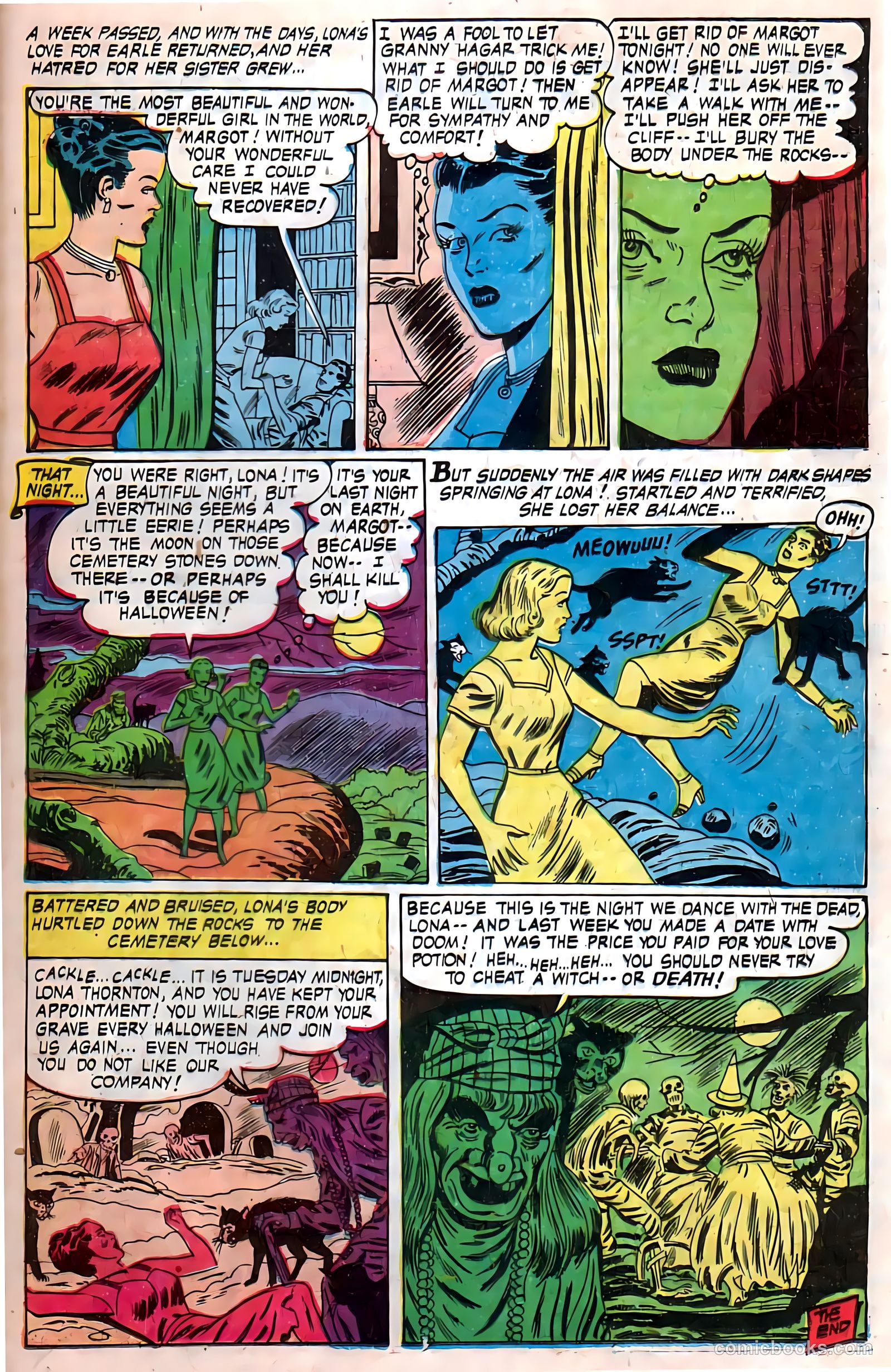 Web of Mystery #14 (1952) — page 25 of 36