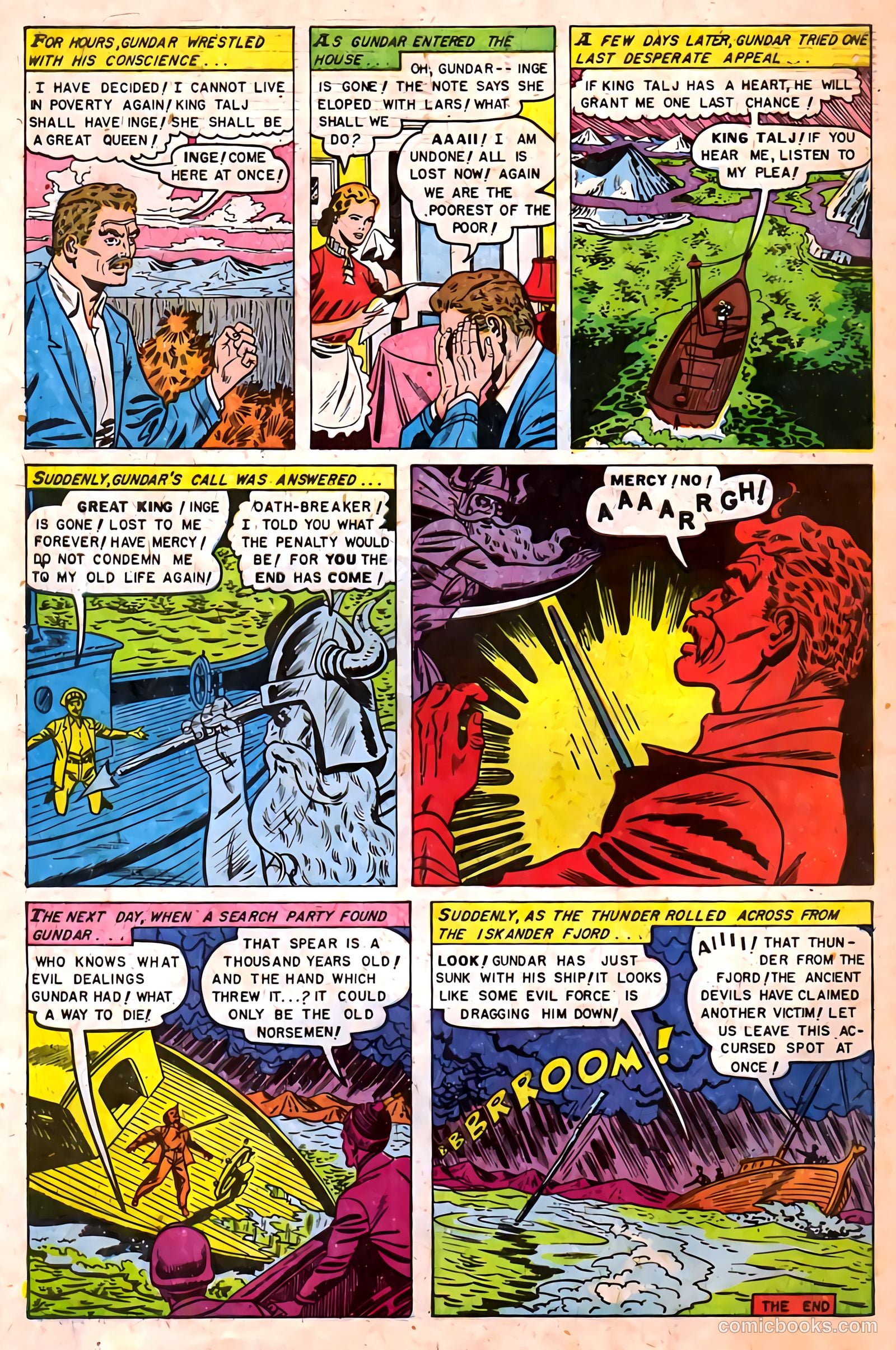 Web of Mystery #14 (1952) — page 34 of 36
