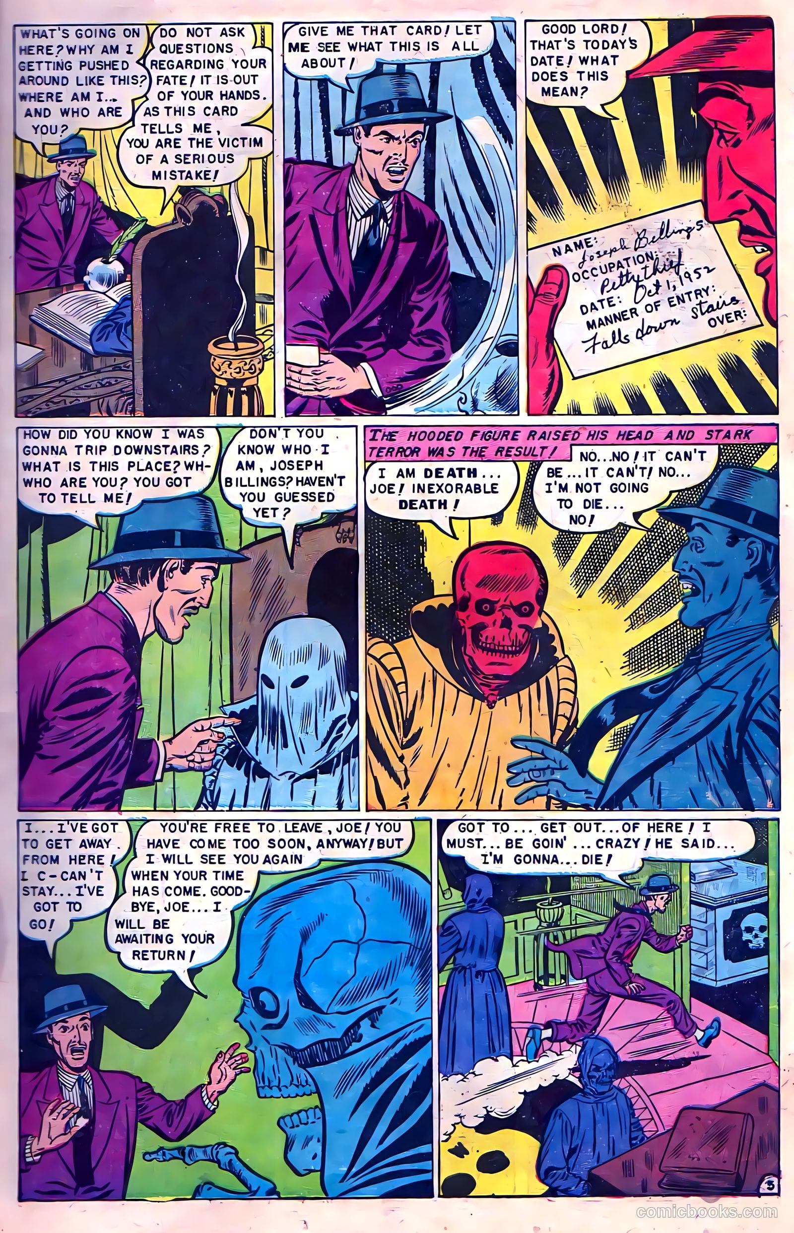 Web of Mystery #16 (1952) — page 7 of 36