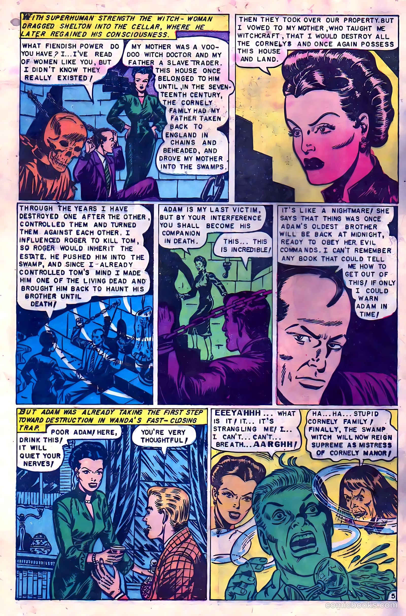 Web of Mystery #16 (1952) — page 32 of 36