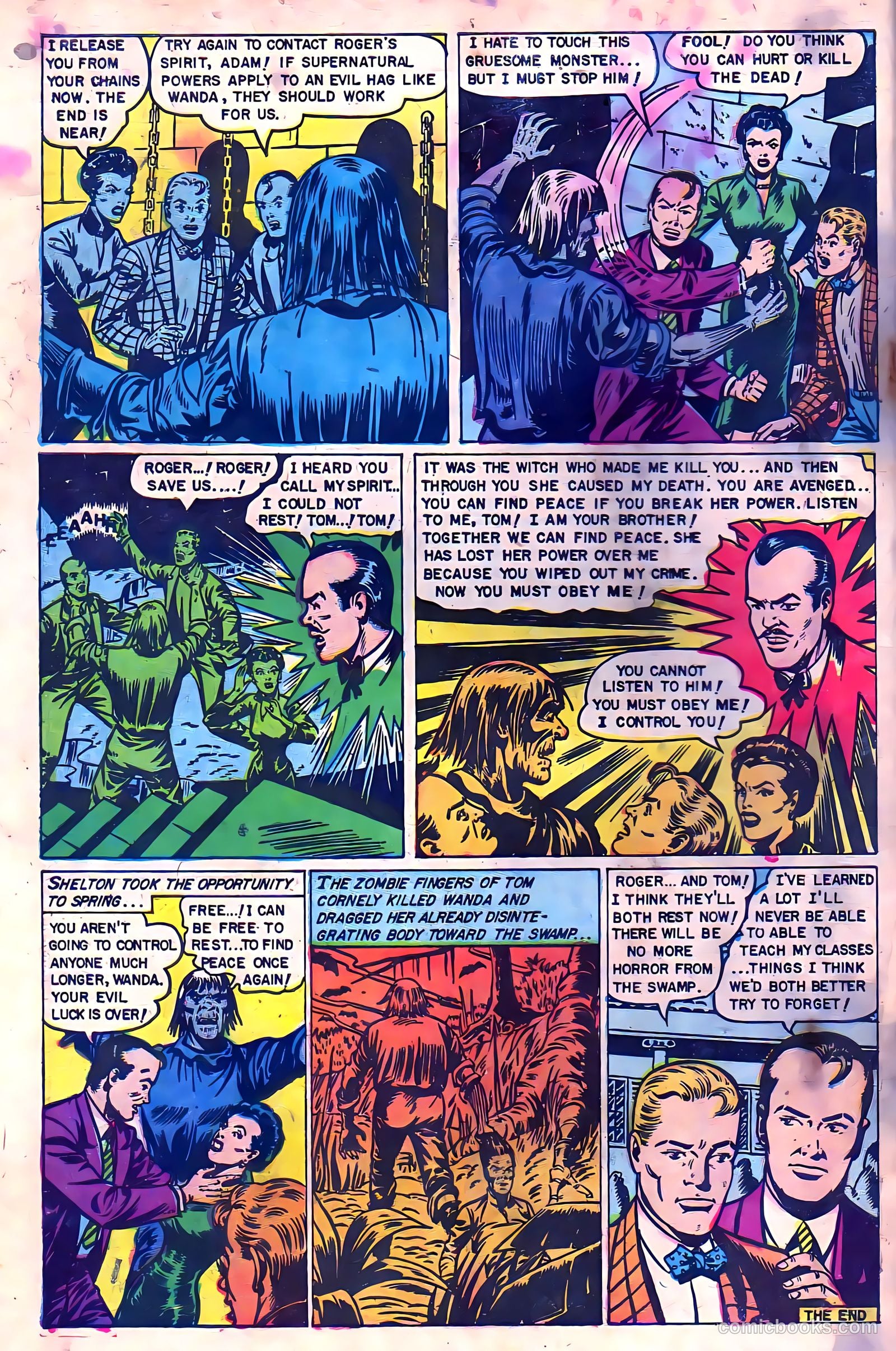Web of Mystery #16 (1952) — page 34 of 36