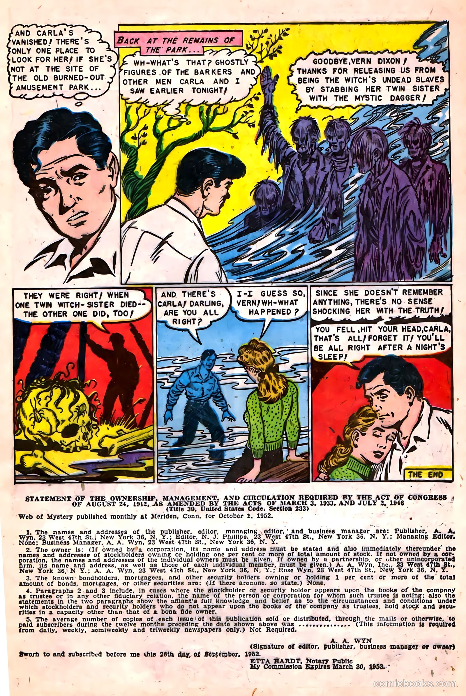 Web of Mystery #17 (1953) — page 17 of 36