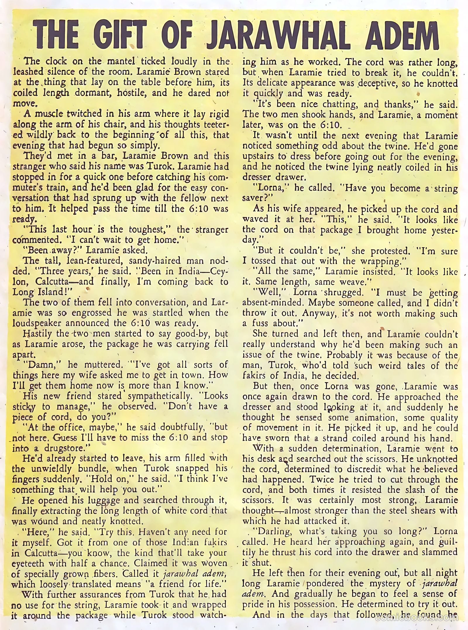 Web of Mystery #19 (1953) — page 26 of 36