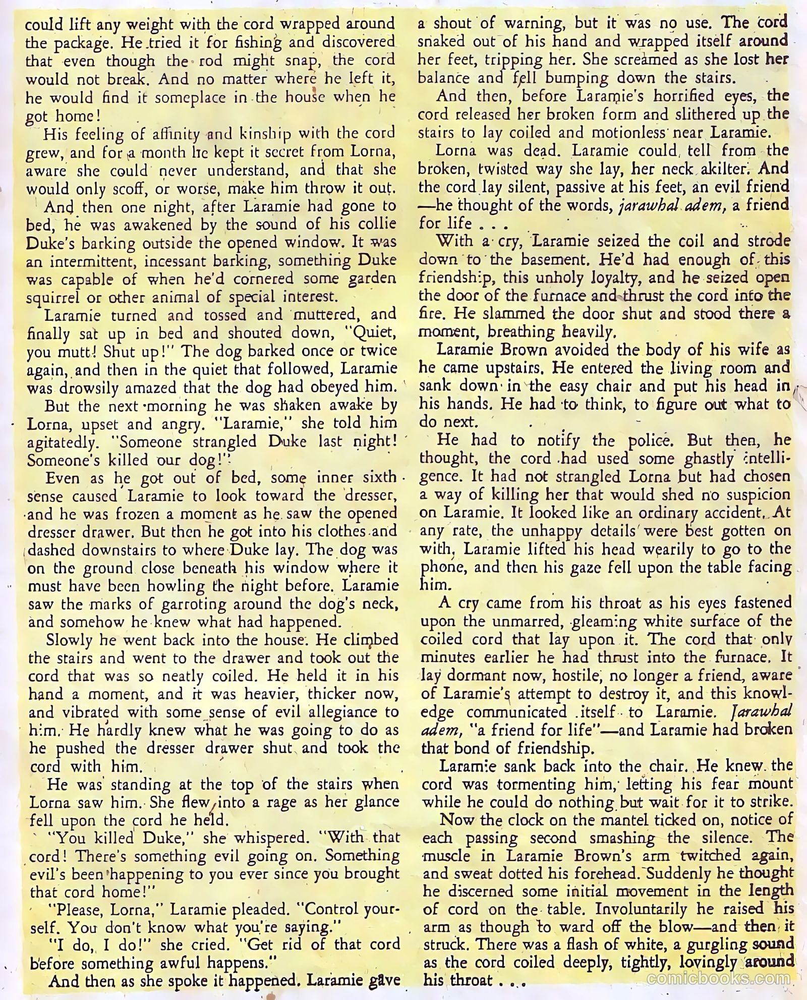 Web of Mystery #19 (1953) — page 27 of 36