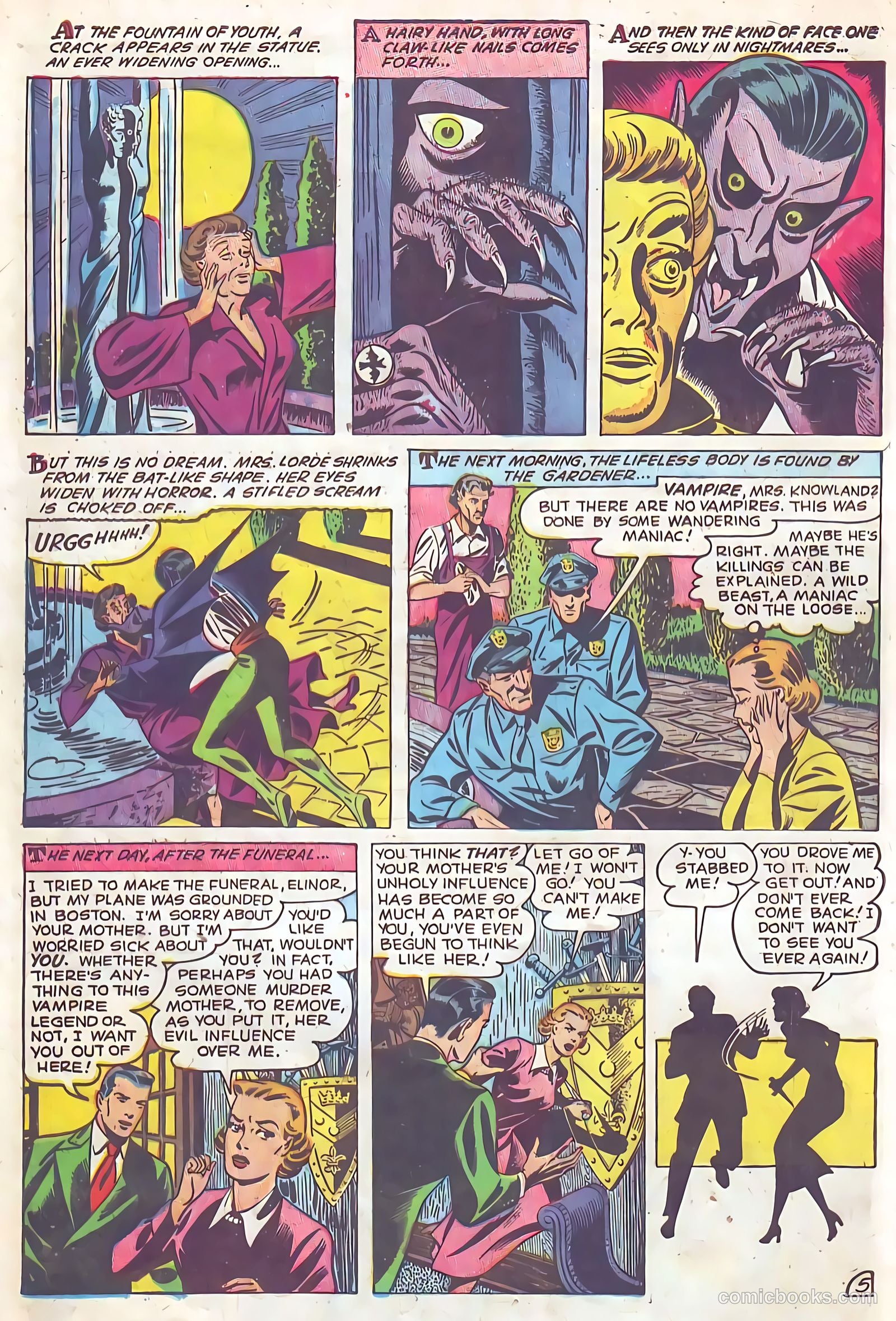 Web of Mystery #19 (1953) — page 32 of 36