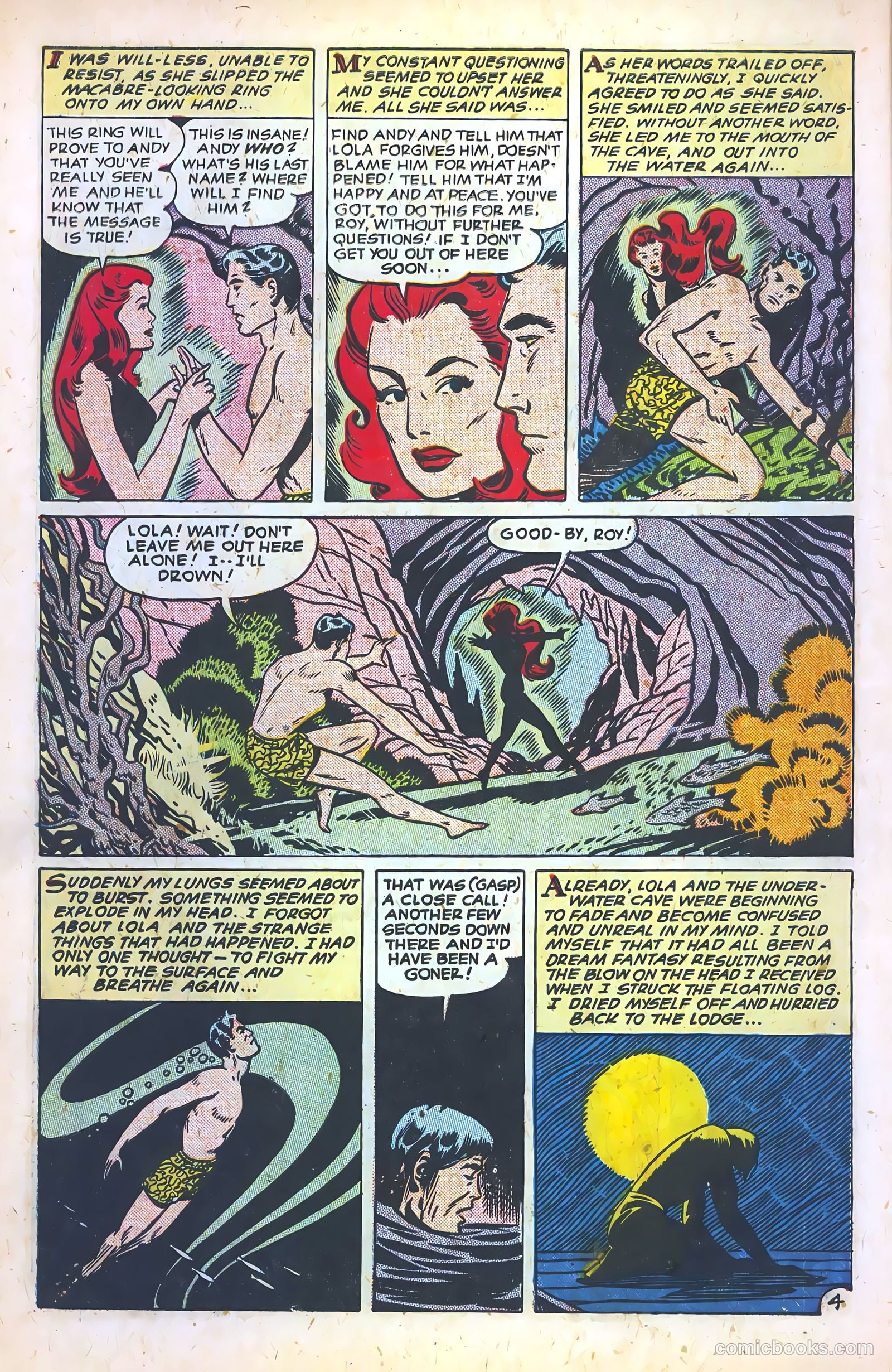 Web of Mystery #2 (1951) — page 6 of 36