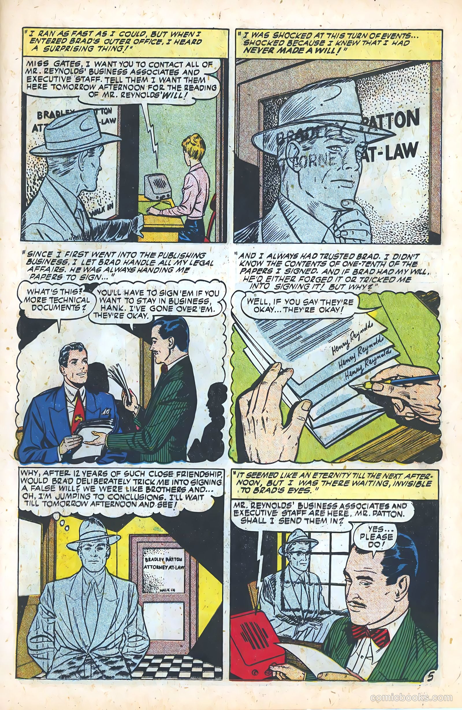 Web of Mystery #2 (1951) — page 23 of 36