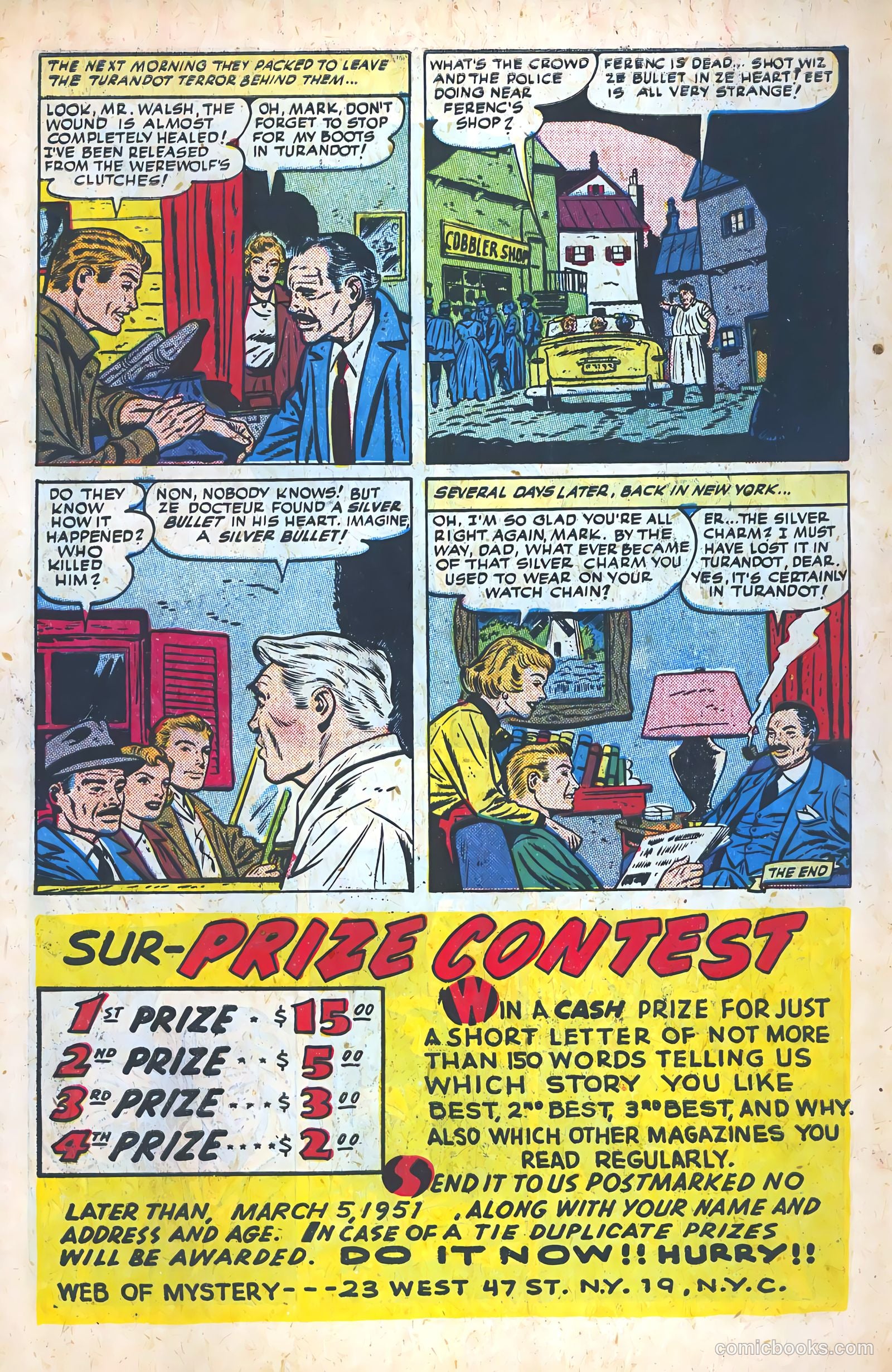 Web of Mystery #2 (1951) — page 34 of 36