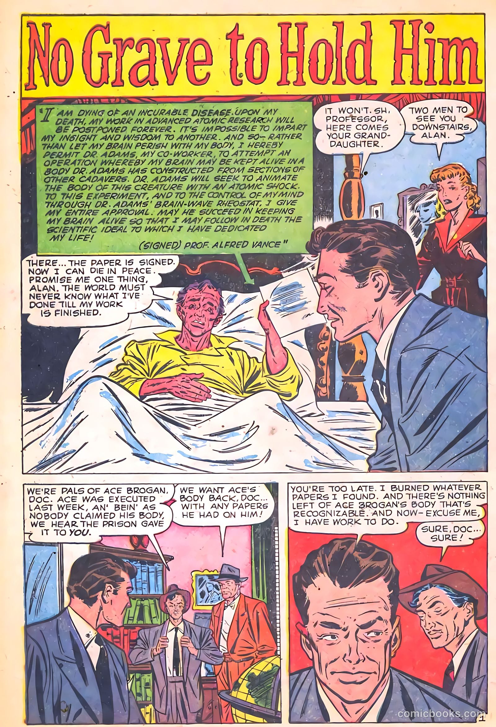Web of Mystery #21 (1953) — page 28 of 36