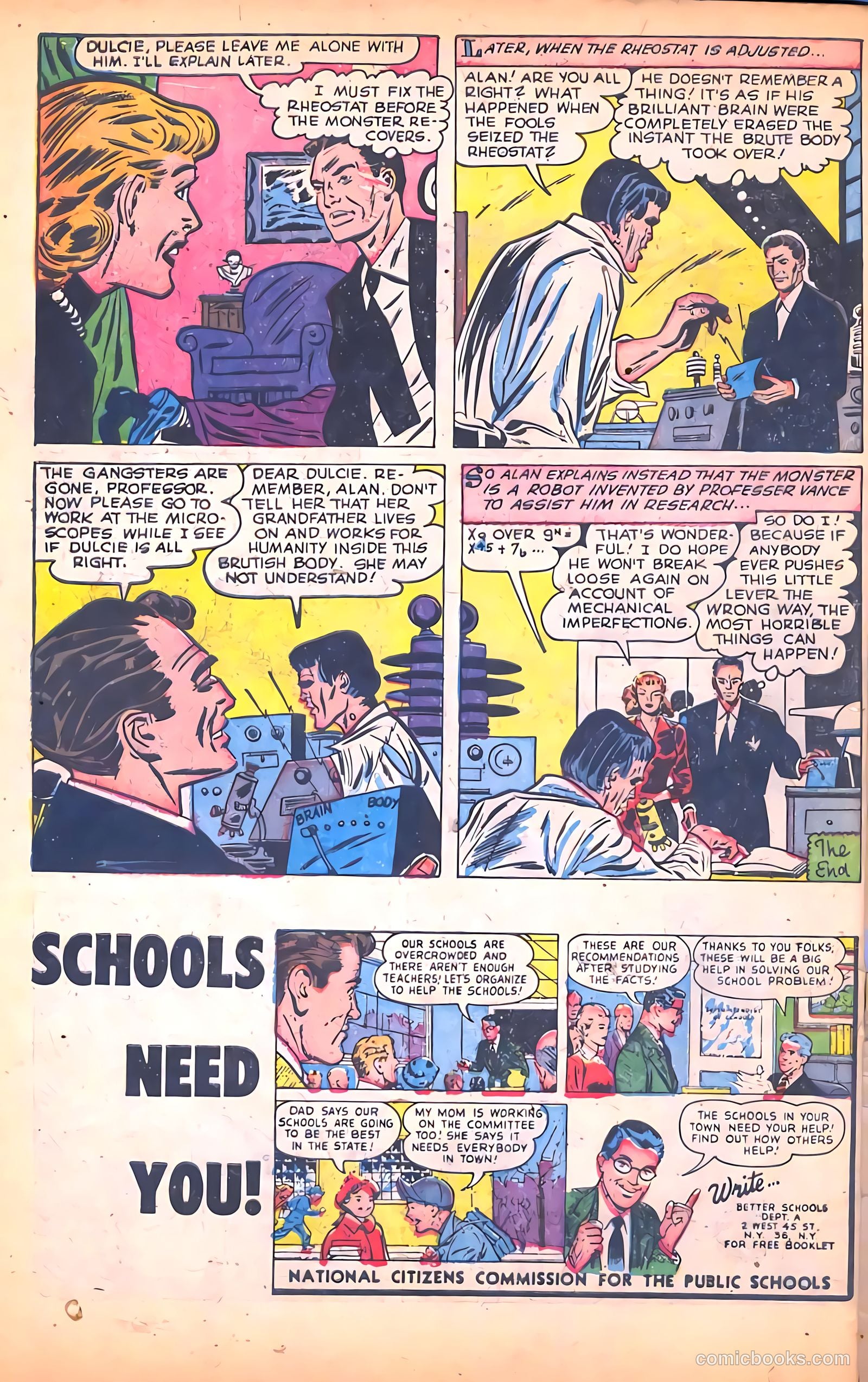 Web of Mystery #21 (1953) — page 34 of 36