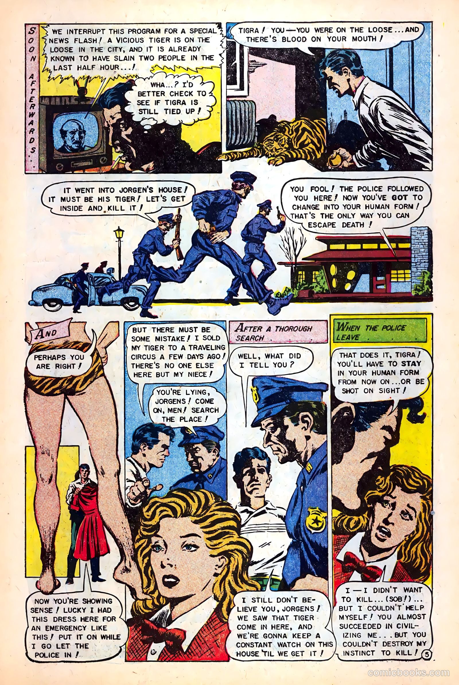 Web of Mystery #22 (1954) — page 7 of 36