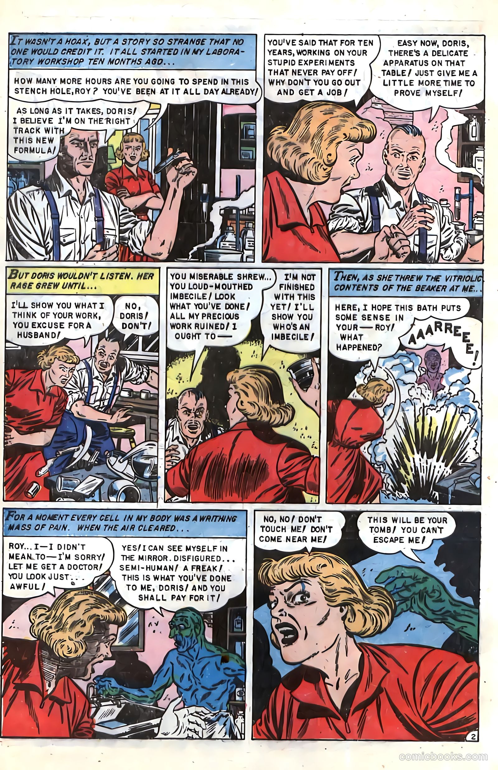 Web of Mystery #23 (1954) — page 12 of 36