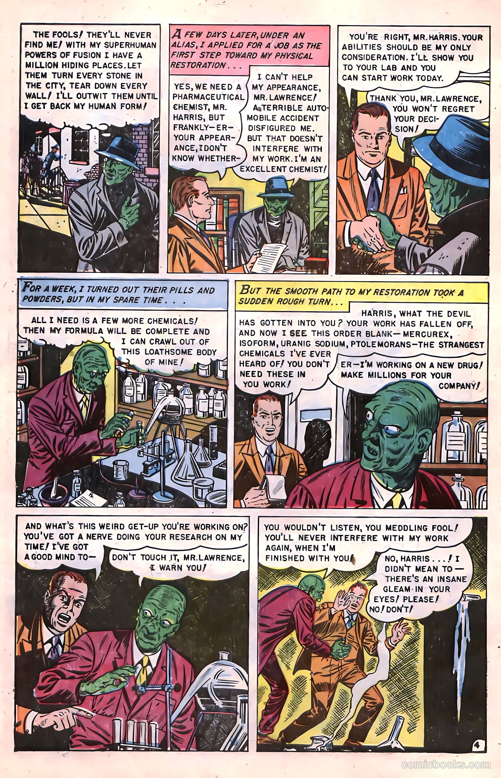 Web of Mystery #23 (1954) — page 14 of 36